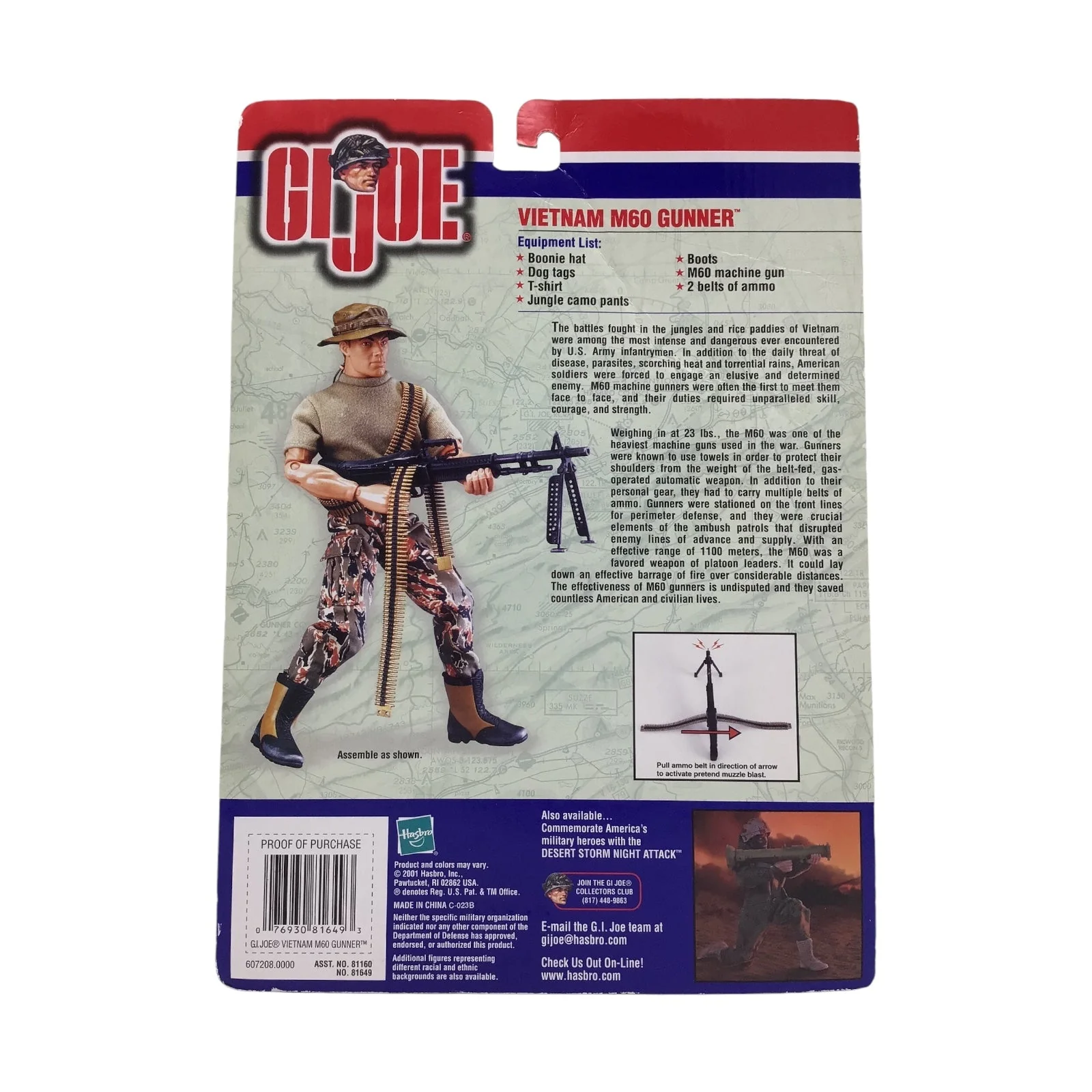 GI Joe Vietnam M60 Gunner - Image 3