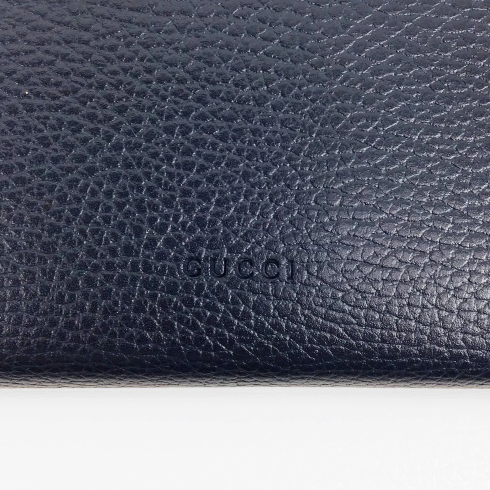 Gucci Dionysus WOC - Navy Calfskin Leather & Crystal Horseshoe Closure - Image 5
