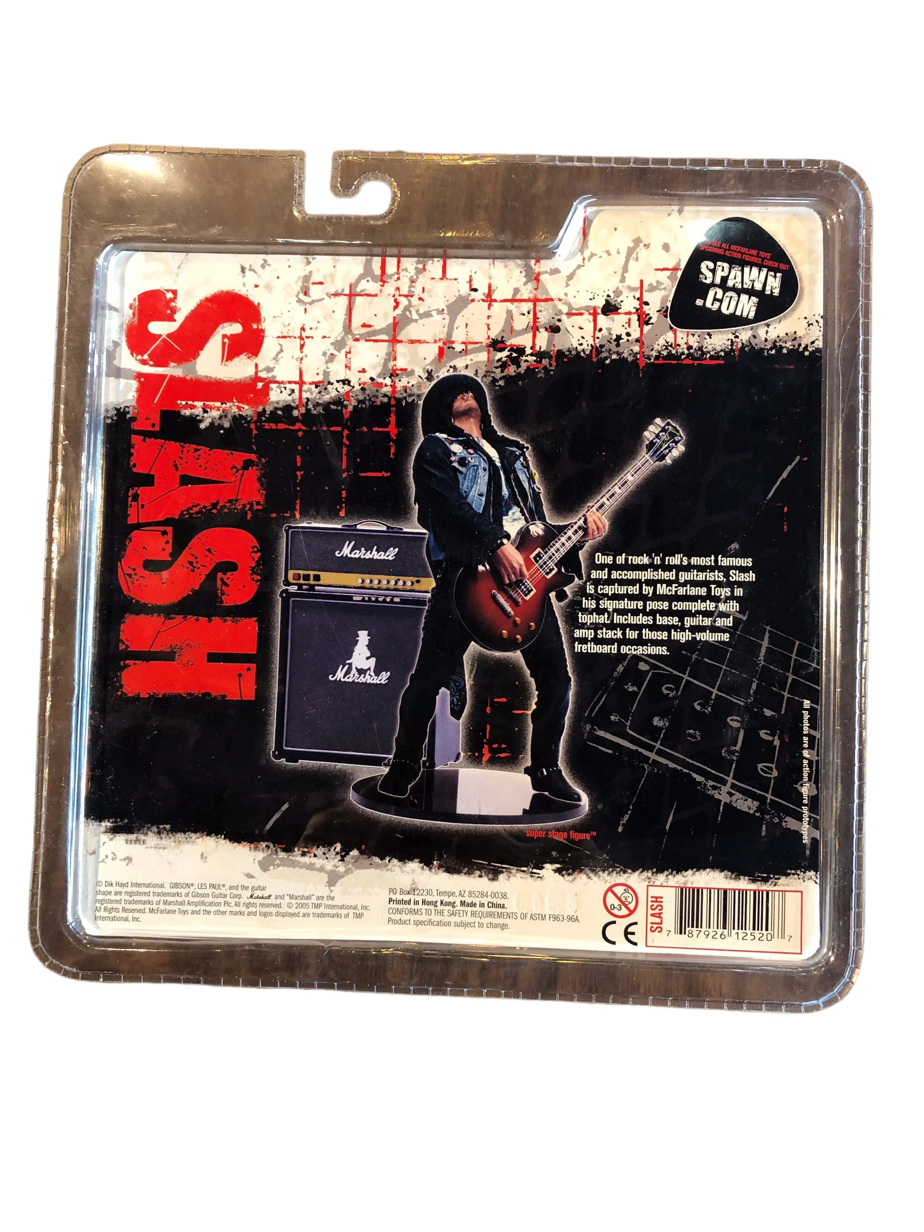 Guns N' Roses Slash with Amplifier Figure 2005 McFarlane Toys Sealed - Image 4