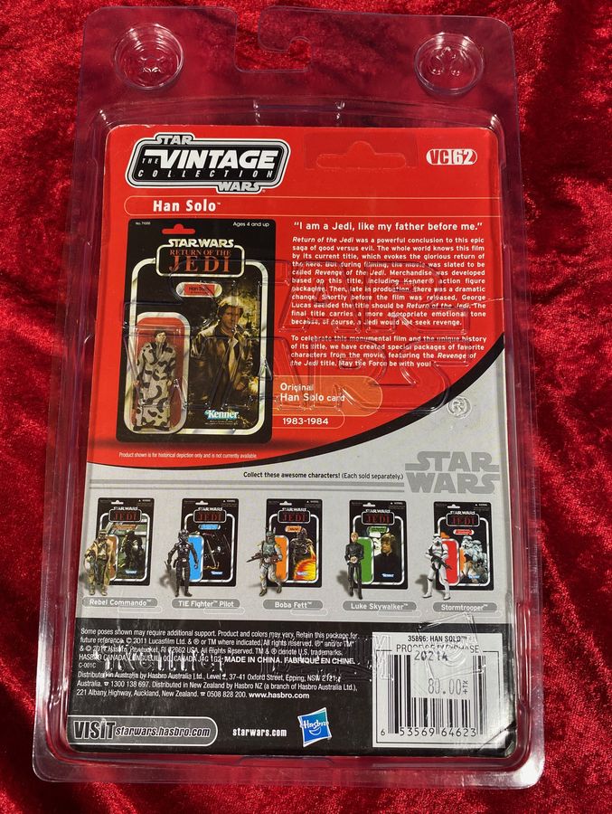 Han Solo Trench Coat "Revenge of the Jedi" 2011 Kenner unpunched - Image 3