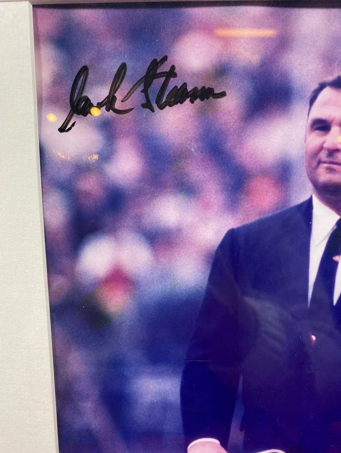 Hank Stram Signed 8x10 Framed Photo, Super Bowl IV Chiefs Legend - Image 2