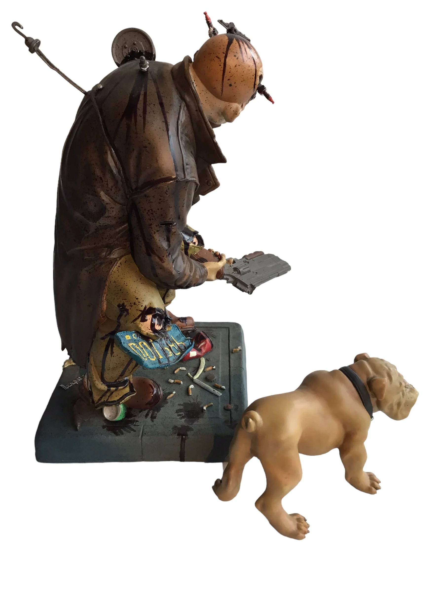 Hard Boiled - Nixon 11" Statue #50 /500 - by Geof Darrow & Kent Melton - Dark Horse - Image 3