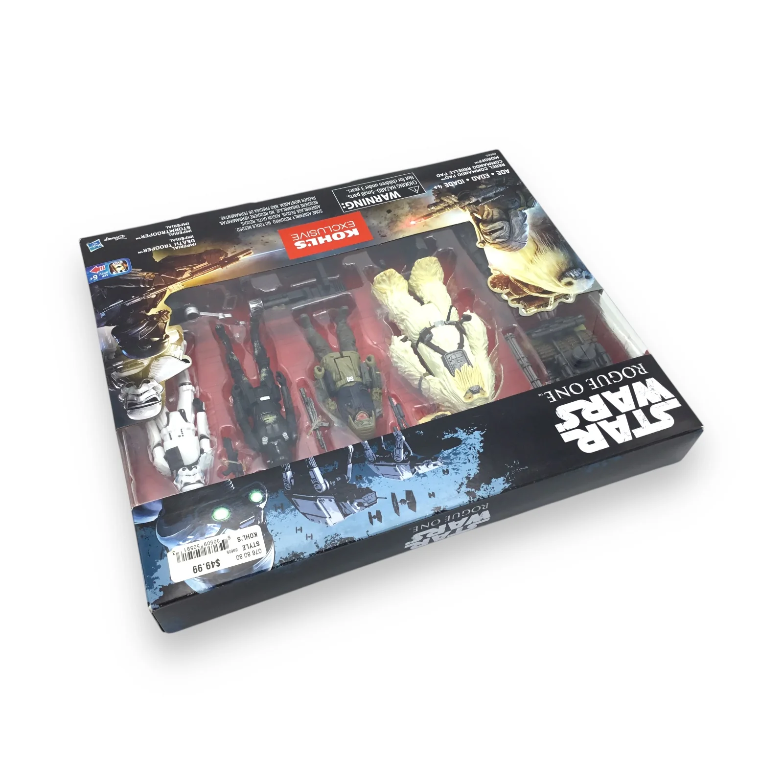 Hasbro Star Wars: Rogue One – Kohl’s Exclusive 4-Pack | Rebel Commando Pao, Moroff, Imperial Death Trooper, Stormtrooper | Factory-Sealed - Image 6