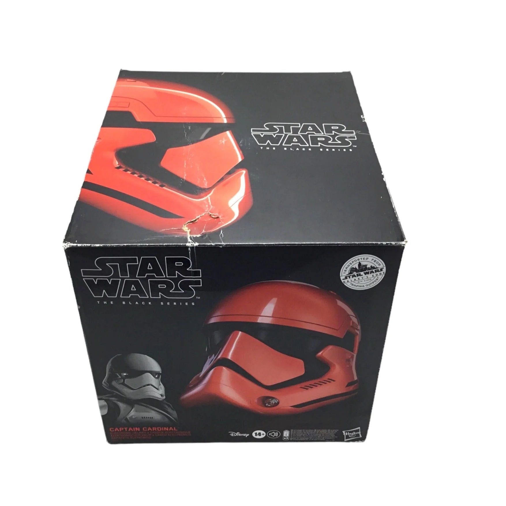 Star Wars Black Series Galaxy's Edge Captain Cardinal Electronic Premium Helmet - Image 3
