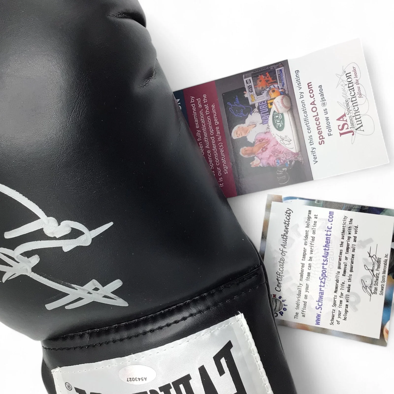 Hasim Rahman Signed Black Everlast Boxing Glove - JSA & Schwartz Certified - Image 6