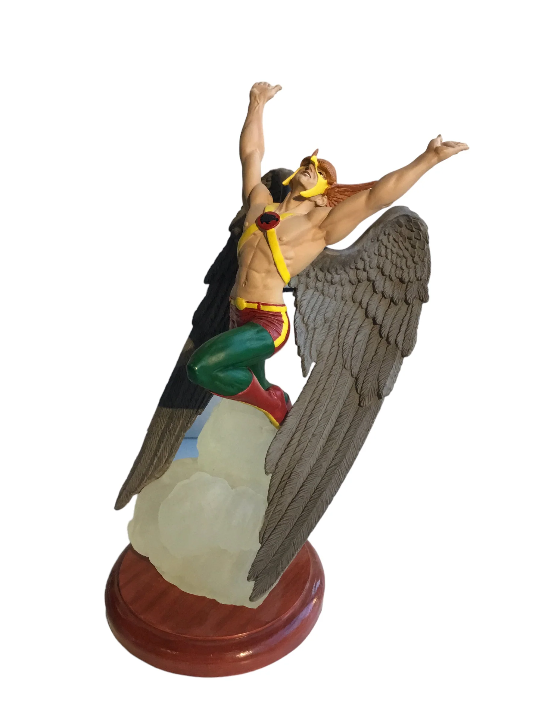 Hawkman Limited Edition Porcelain Statue - Joe Kubert signed print - DC Comics 2001 - Image 2