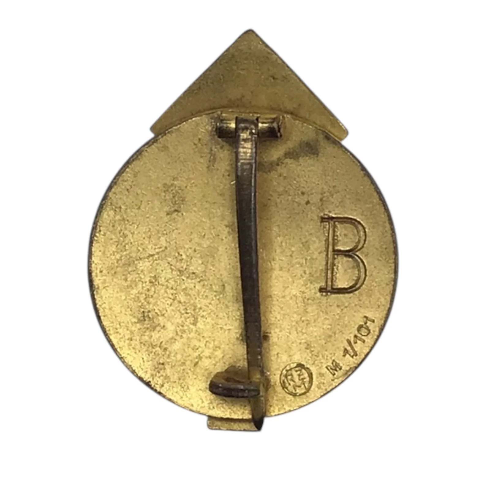 Hitler Youth (HJ) Golden Leaders Sport Badge w/ Miniature Pin RZM M1/101 - Image 3