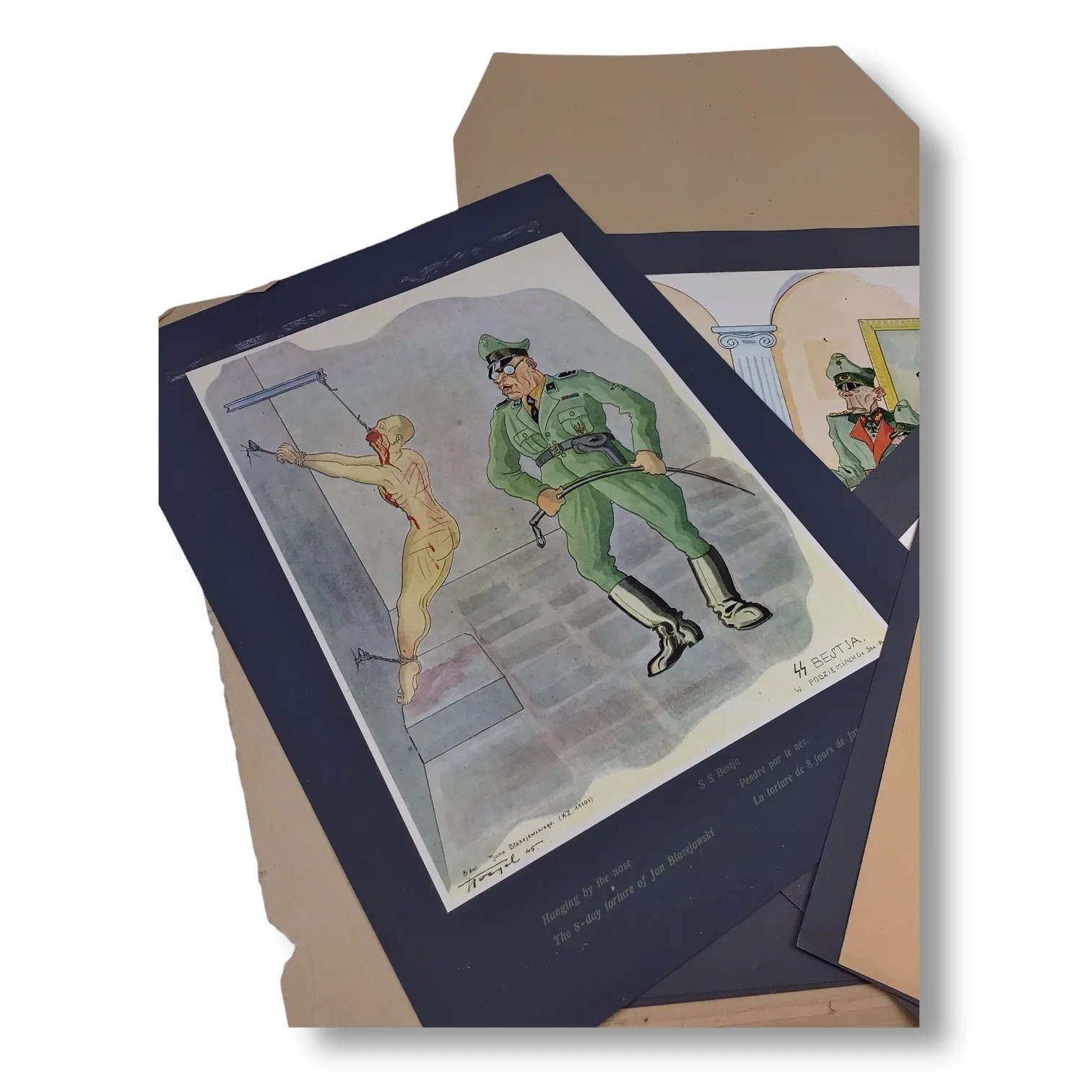 Hitleriada Macabra 1946 Stanisław Toegel Rare Anti-Nazi Satire Artwork - Image 3