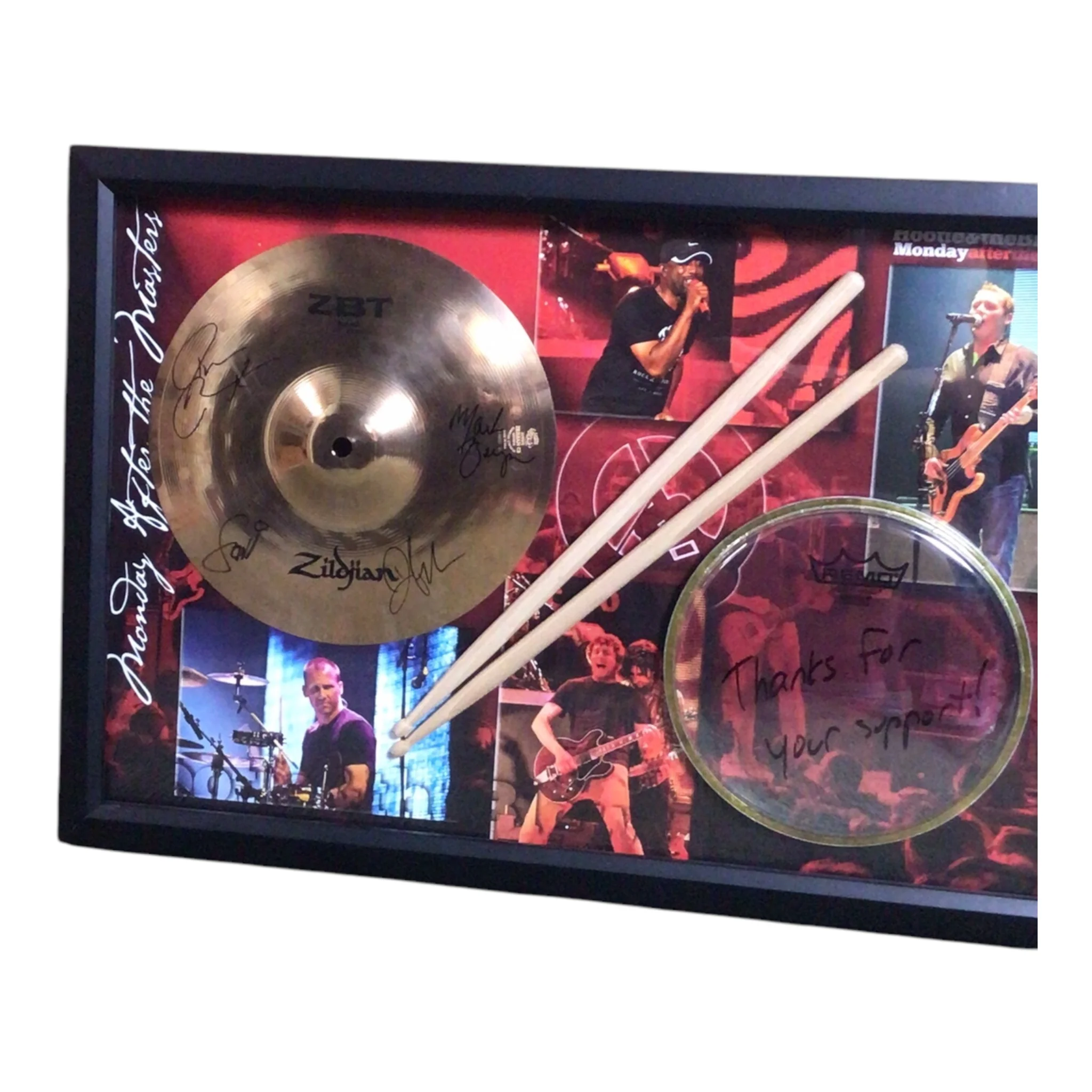 Hootie & The Blowfish Monday After the Masters Signed Music Memorabilia Display - Image 3
