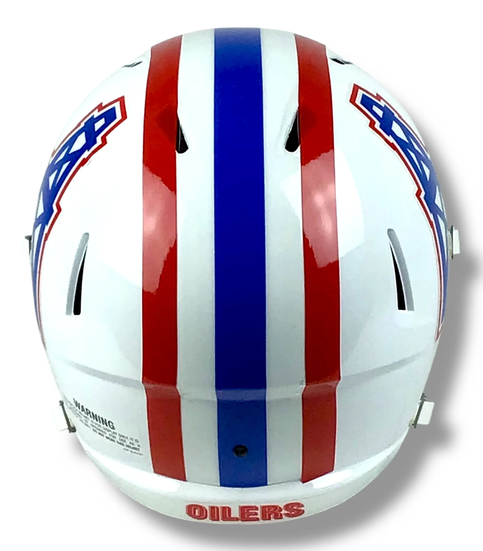 Houston Oilers 1981 to 1998 Throwback Speed Riddell Replica Football Helmet - Image 4
