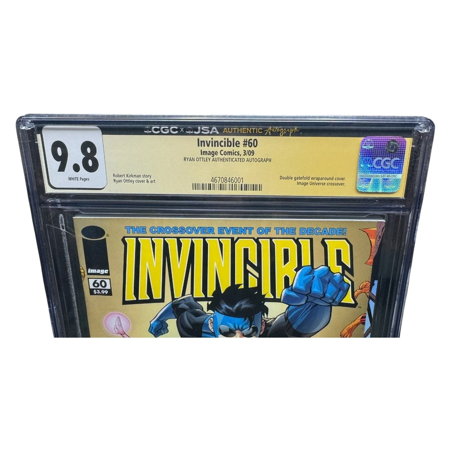 Invincible #60 – Ryan Ottley Signed | CGC 9.8 | CGCxJSA Certified Authentic - Image 4