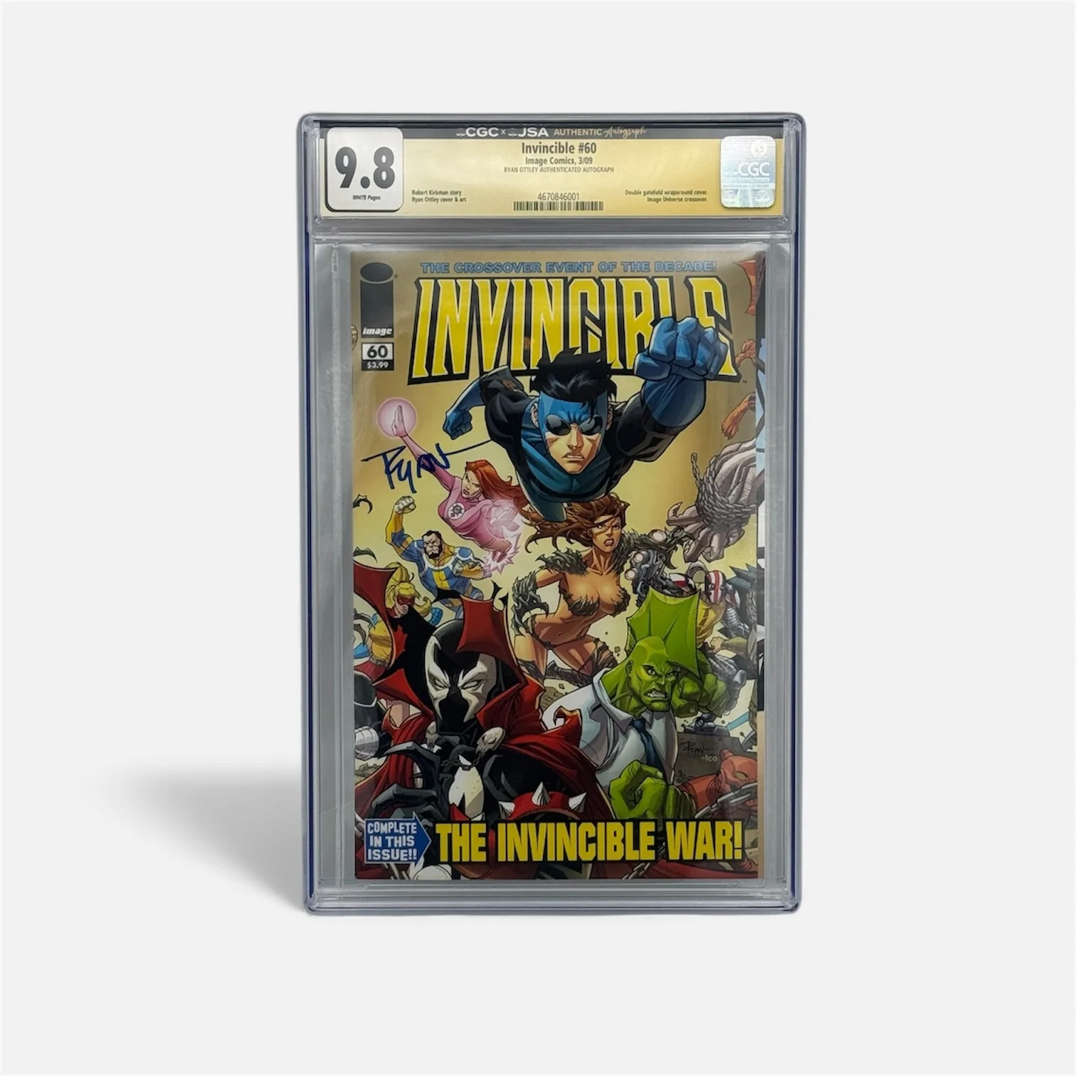 Invincible #60 – Ryan Ottley Signed | CGC 9.8 | CGCxJSA Certified Authentic - Image 5