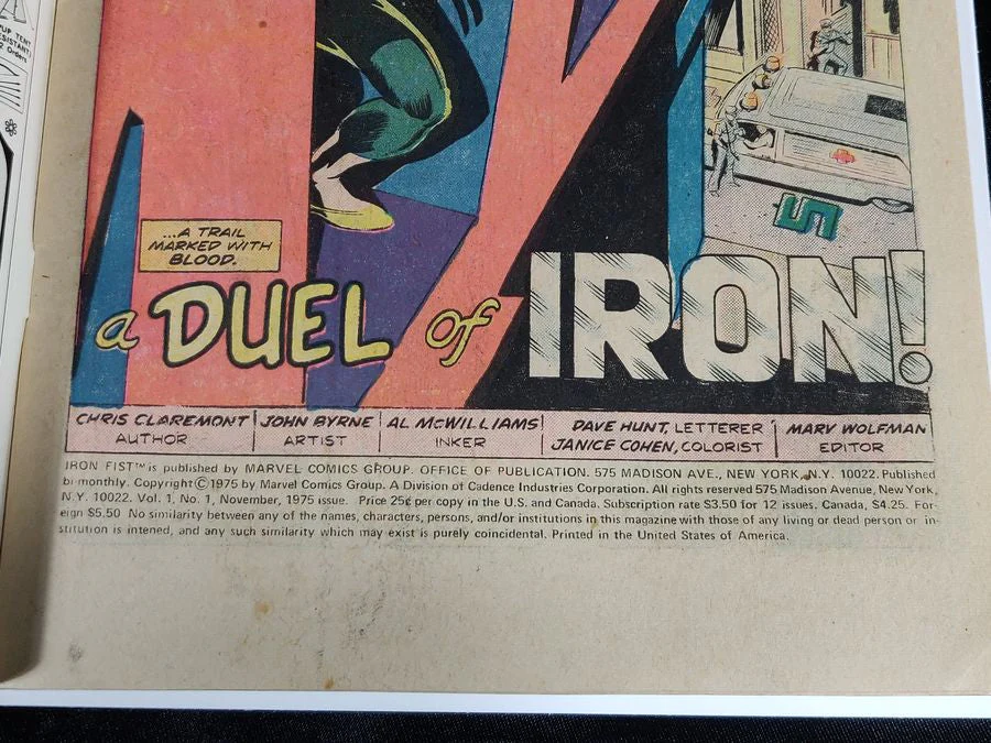 Iron Fist #1 - Marvel 1975 - Guest-starring Iron Man! VF - Image 6