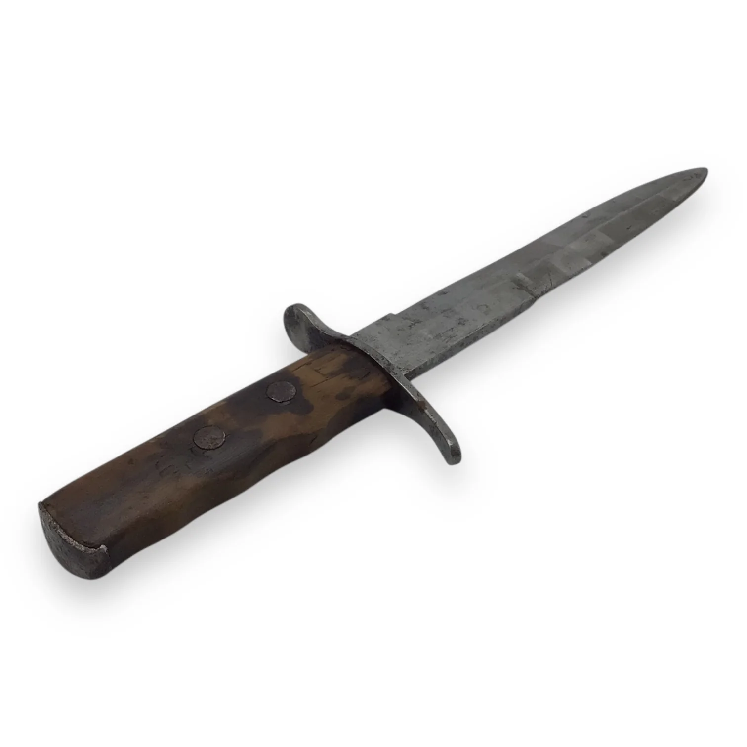 Italian WW2 MVSN Fighting Knife with Rare Belt Loop Sheath | Blackshirt Militia Dagger w/ Original Scabbard - Image 9