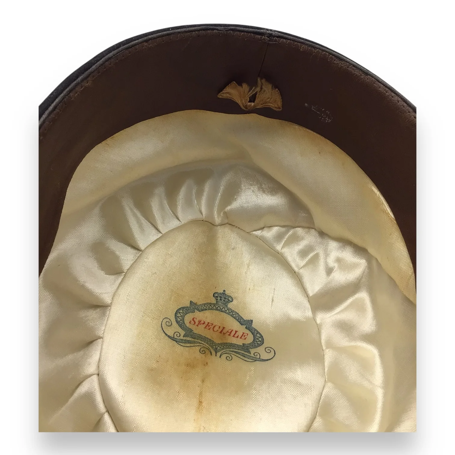 Rare Italian WW2 MVSN Officer’s Fez with Bullion Insignia | Blackshirt Officer Headgear - Image 11