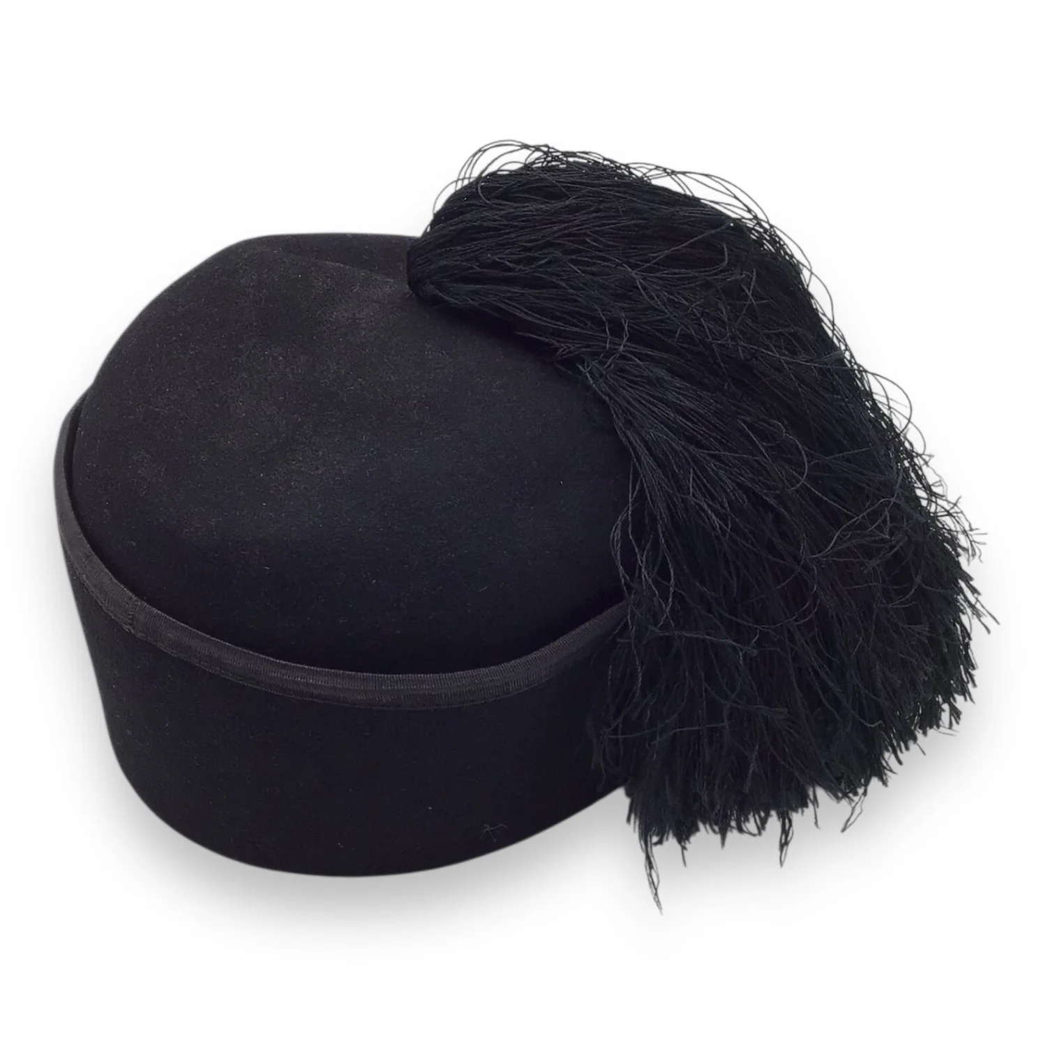 Rare Italian WW2 MVSN Officer’s Fez with Bullion Insignia | Blackshirt Officer Headgear - Image 9