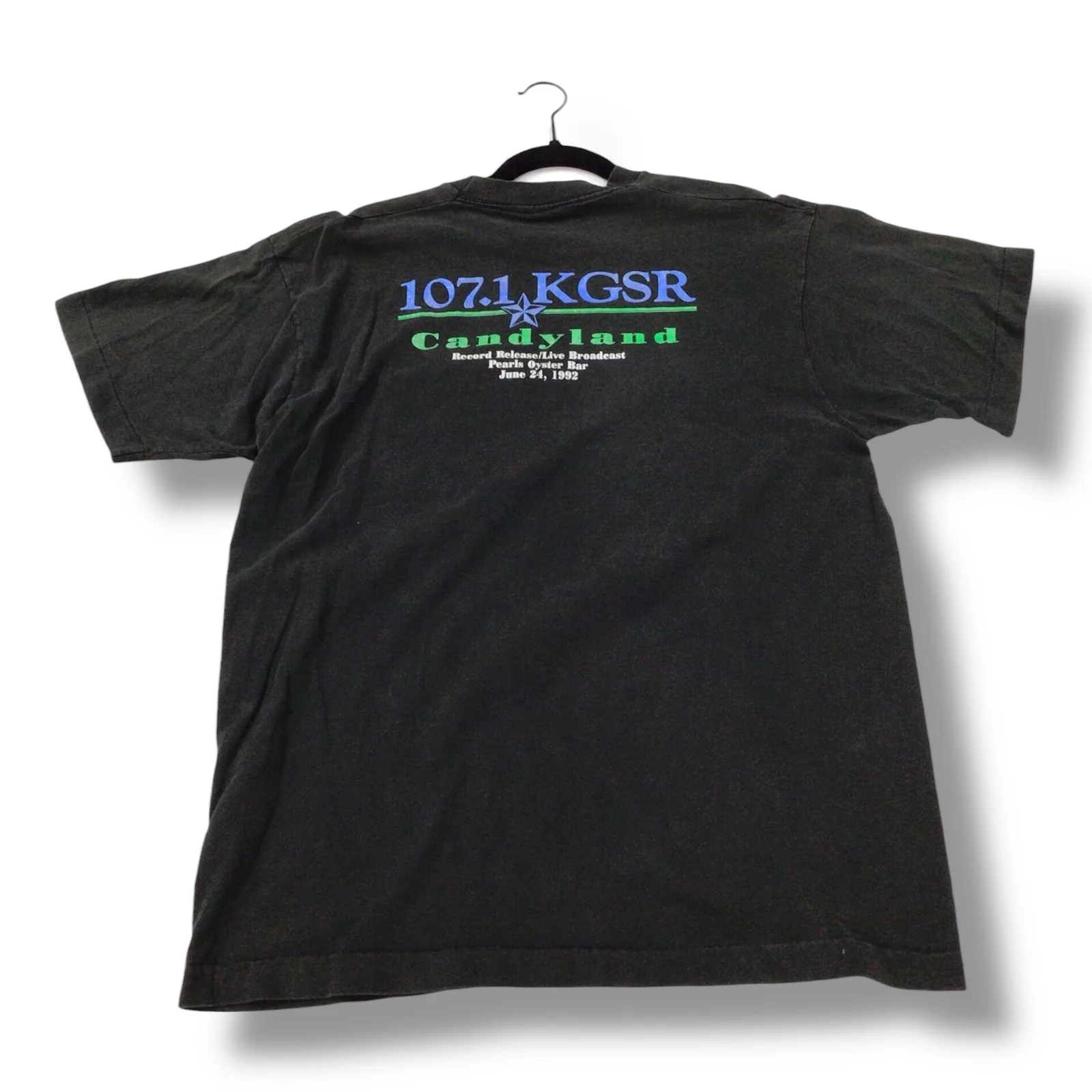 James McMurtry Candyland Radio Record Release/Live Broadcast T-Shirt - Image 2