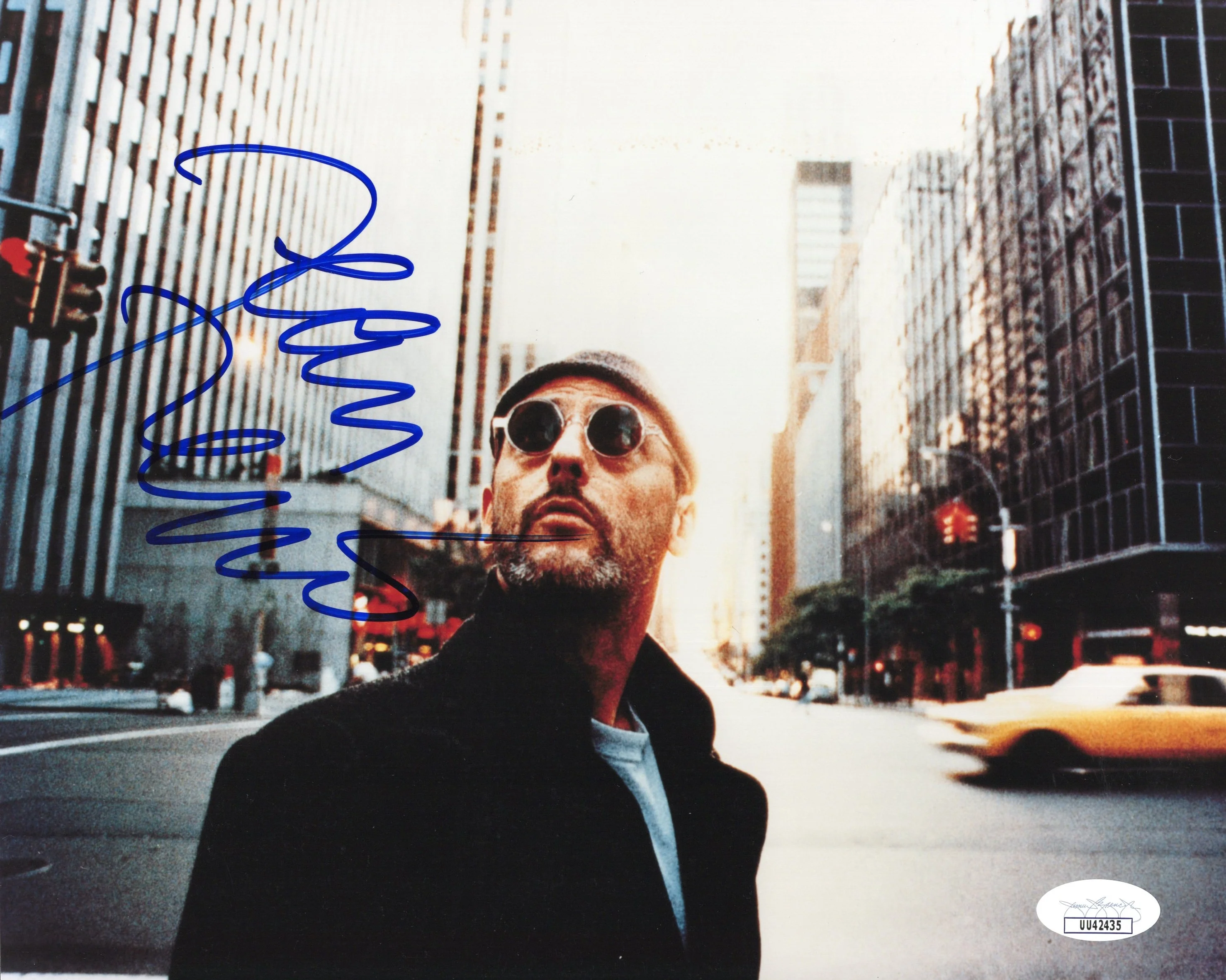 Jean Reno Signed Photo 8x10, Jean Reno Autograph in Leon: The Professional, JSA and PSA Letter Double Certified Authentic UU42435