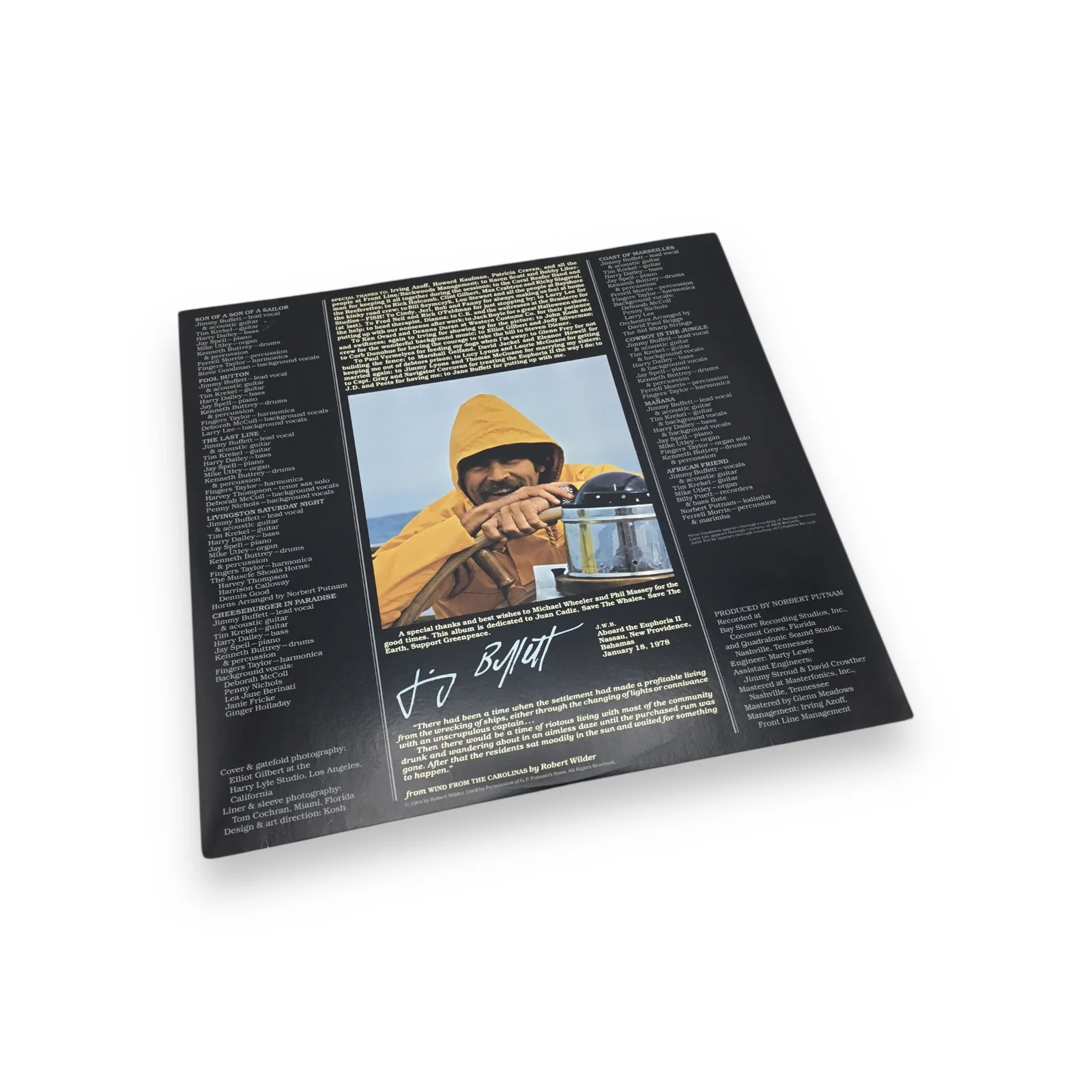 Jimmy Buffet - Son of a Son of A Sailor | Classic Vinyl LP - Image 3