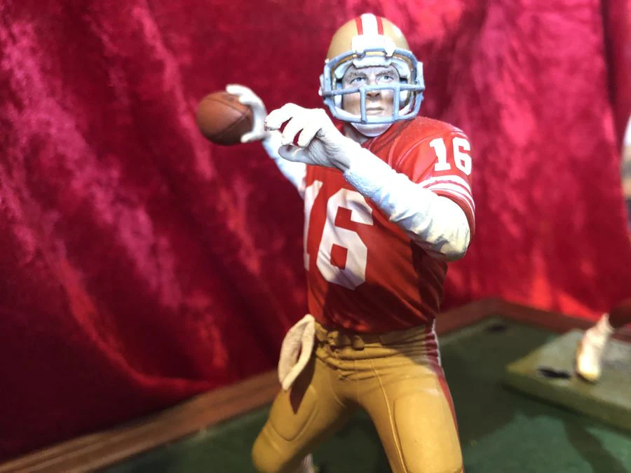Joe Montana & Jerry Rice 49ers Certified Authentic Autographed Mini-helmet Shadowbox - Image 11