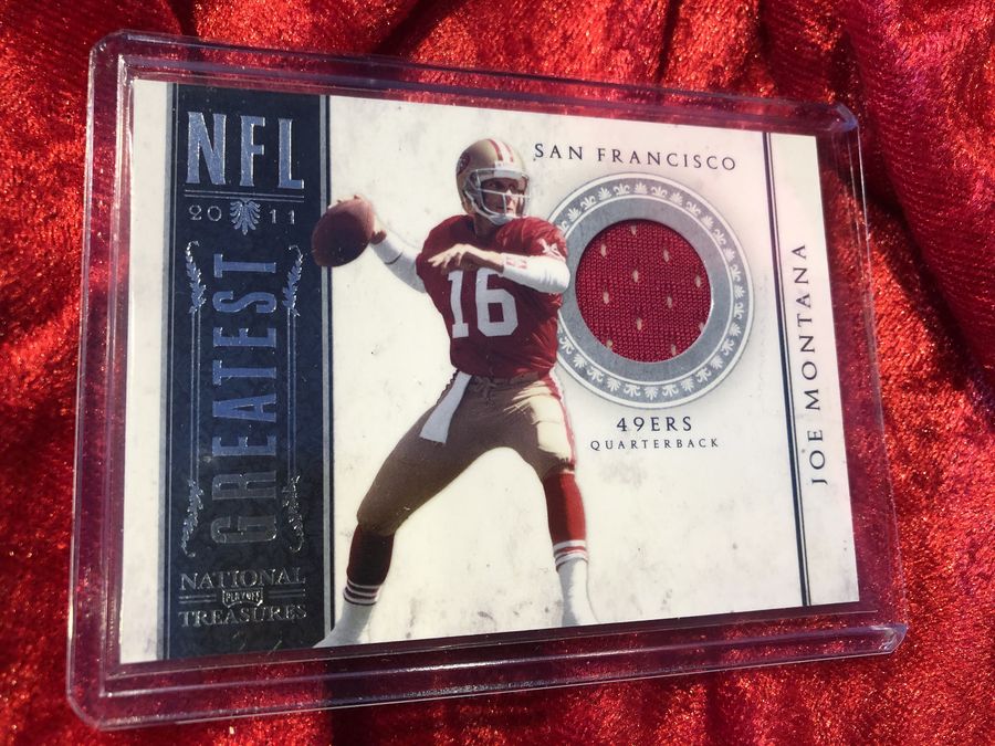 Joe Montana & Jerry Rice 49ers Certified Authentic Autographed Mini-helmet Shadowbox - Image 4