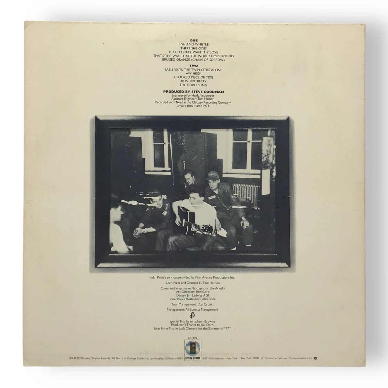 John Prine – Bruised Orange Vinyl LP | Preowned Folk Rock - Image 2