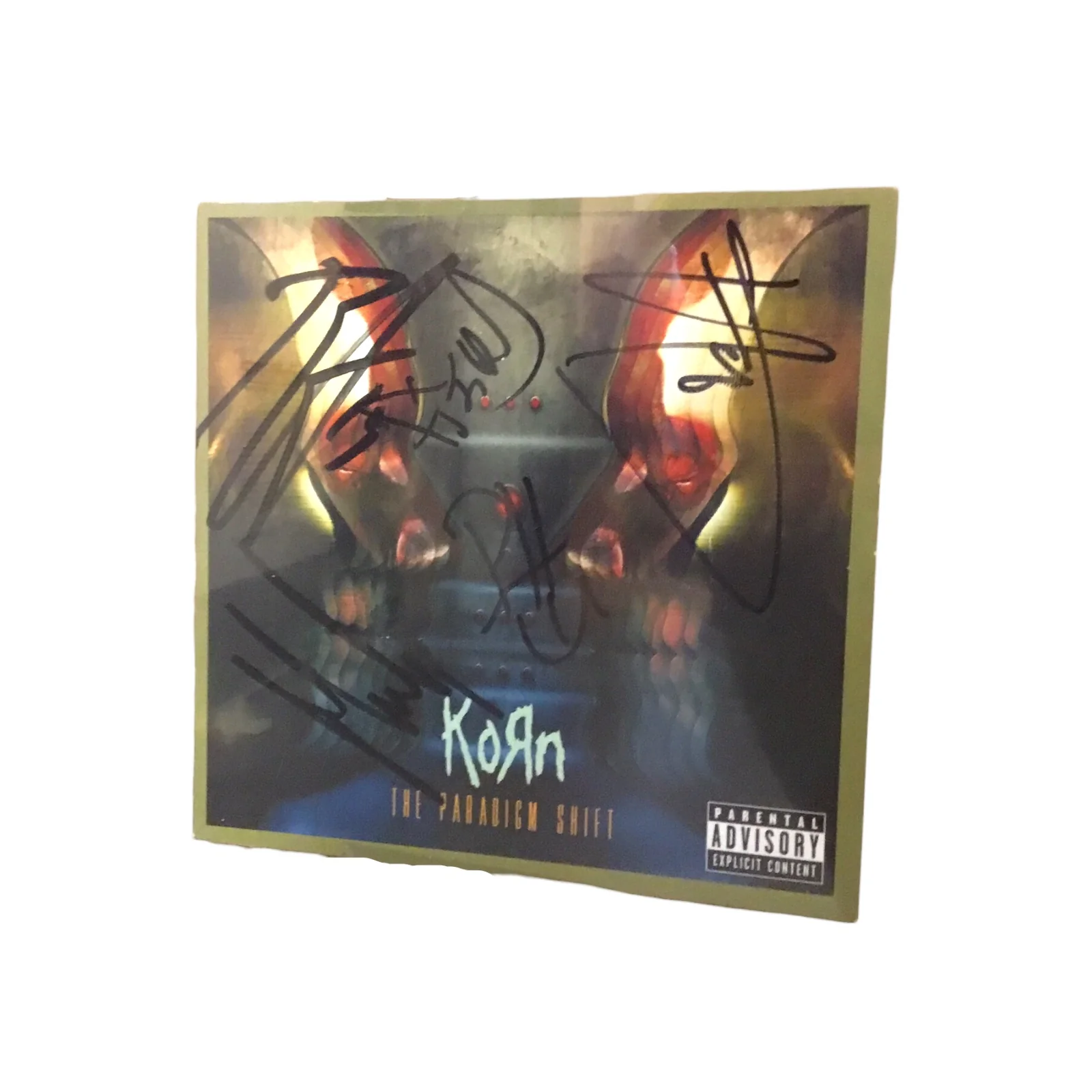 Korn Poster and Signed Photos Ticket Stubs Framed - Image 6