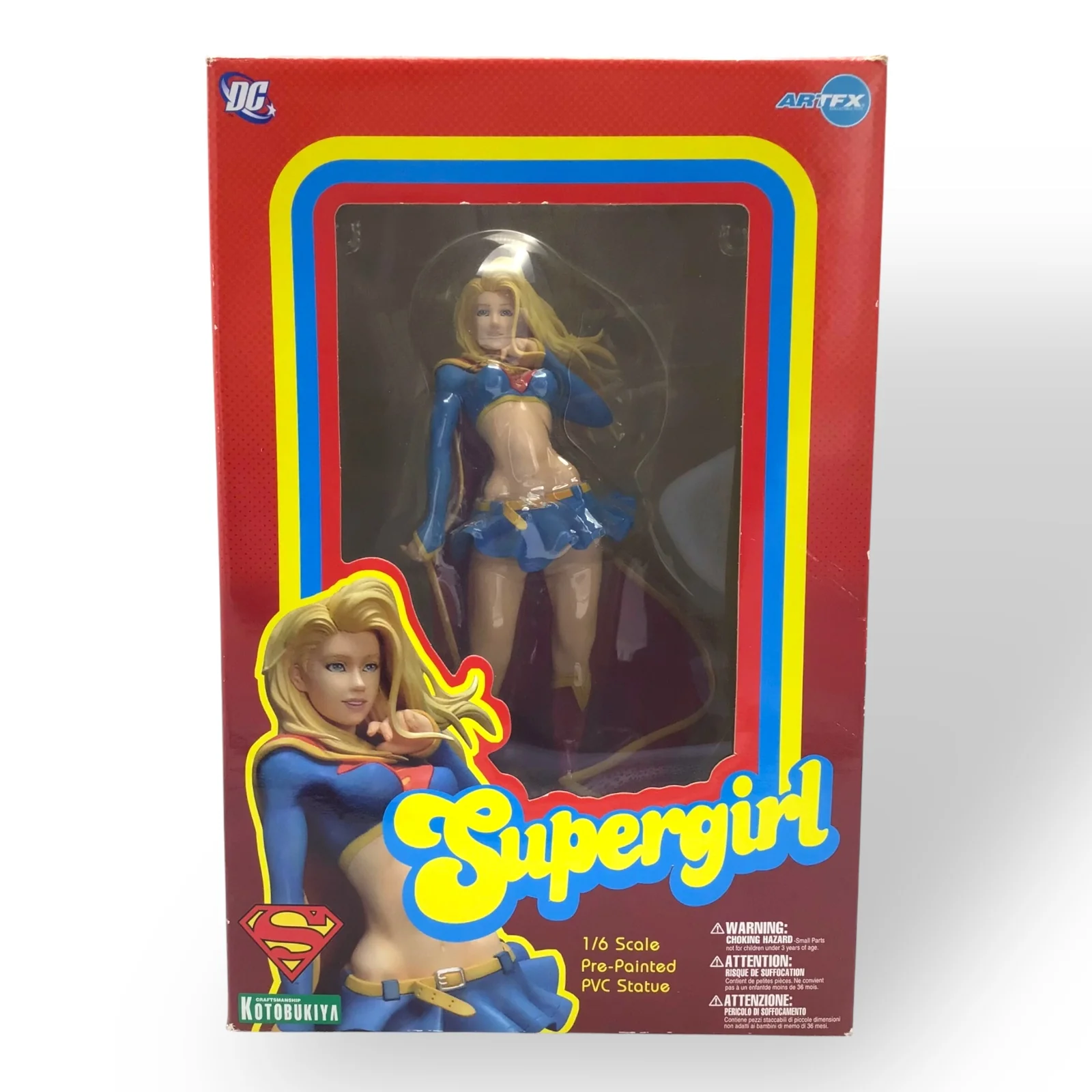 Kotobukiya Supergirl 1/6 Scale Pre-Painted PVC Statue - DC ArtFX Collectible - Image 8