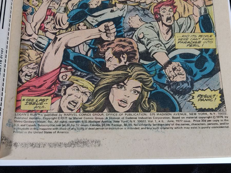 Logan's Run #6 - Marvel 1977 - Thanos and Drax Appearance - Image 6