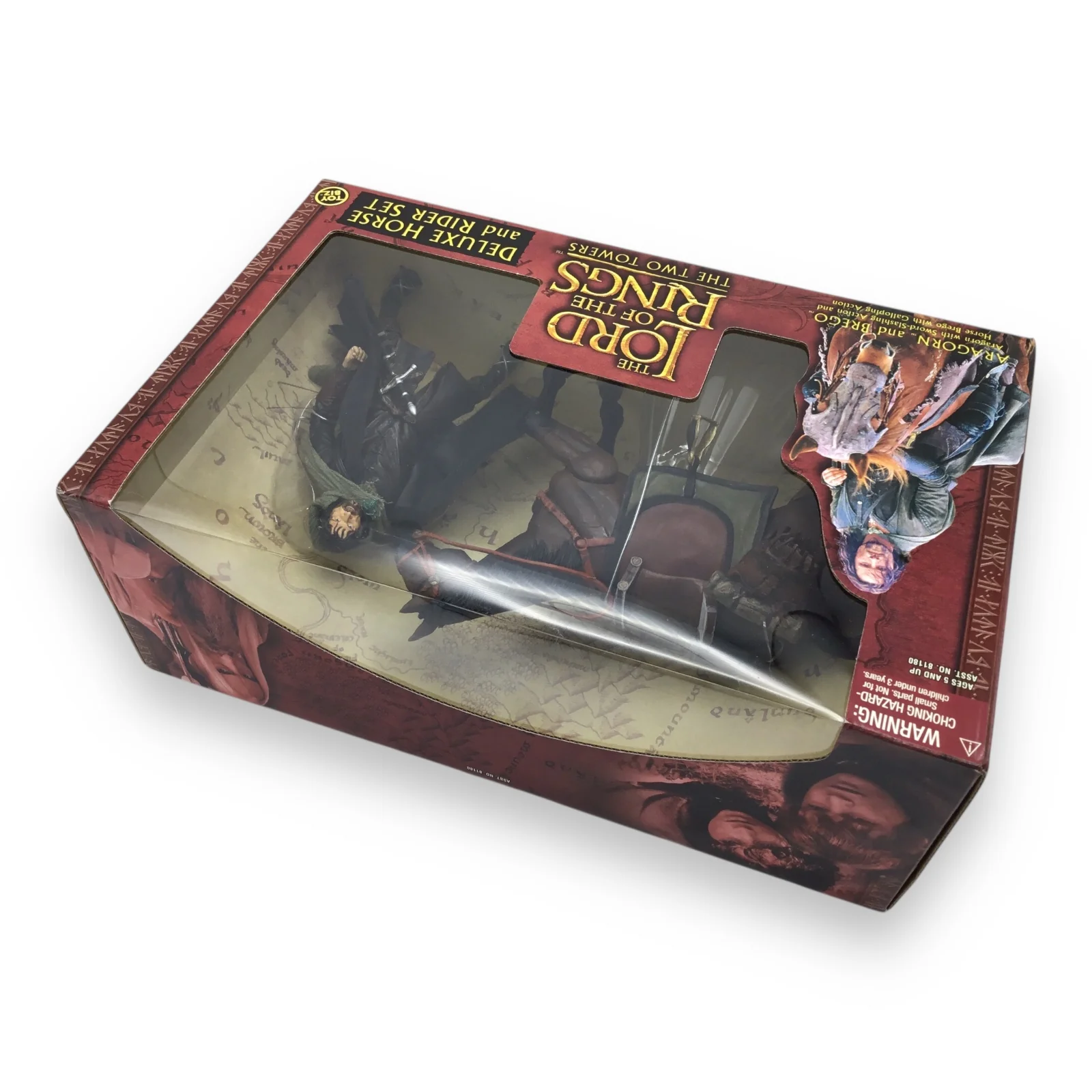 Lord of the Rings Fellowship of the Ring Deluxe Horse and Rider Set – Aragorn & Brego (Toy Biz, 2002, Sealed) - Image 4