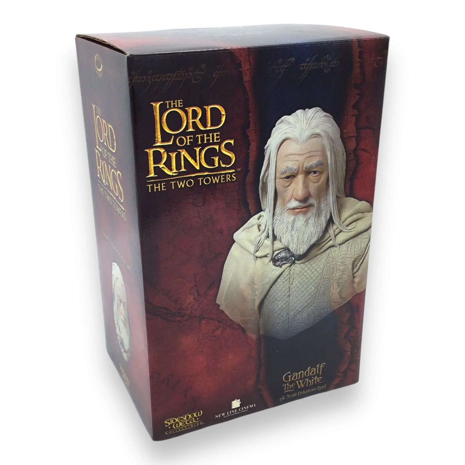 Lord of the Rings: The Two Towers Gandalf the White 1/4 Scale Polystone Bust – Sideshow Weta Collectibles (2003) - Image 2