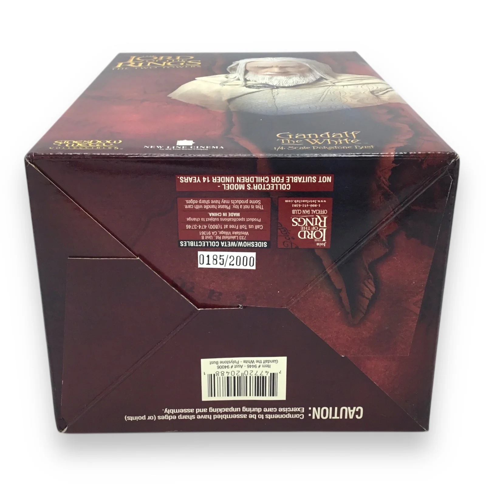 Lord of the Rings: The Two Towers Gandalf the White 1/4 Scale Polystone Bust – Sideshow Weta Collectibles (2003) - Image 6