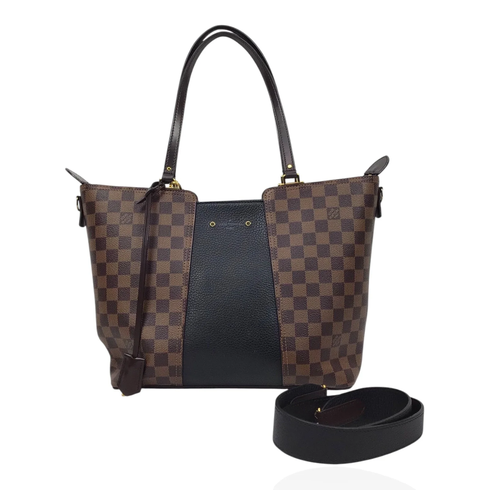 Louis Vuitton Damier Ebene Jersey Handbag ā Timeless Luxury - Image 2