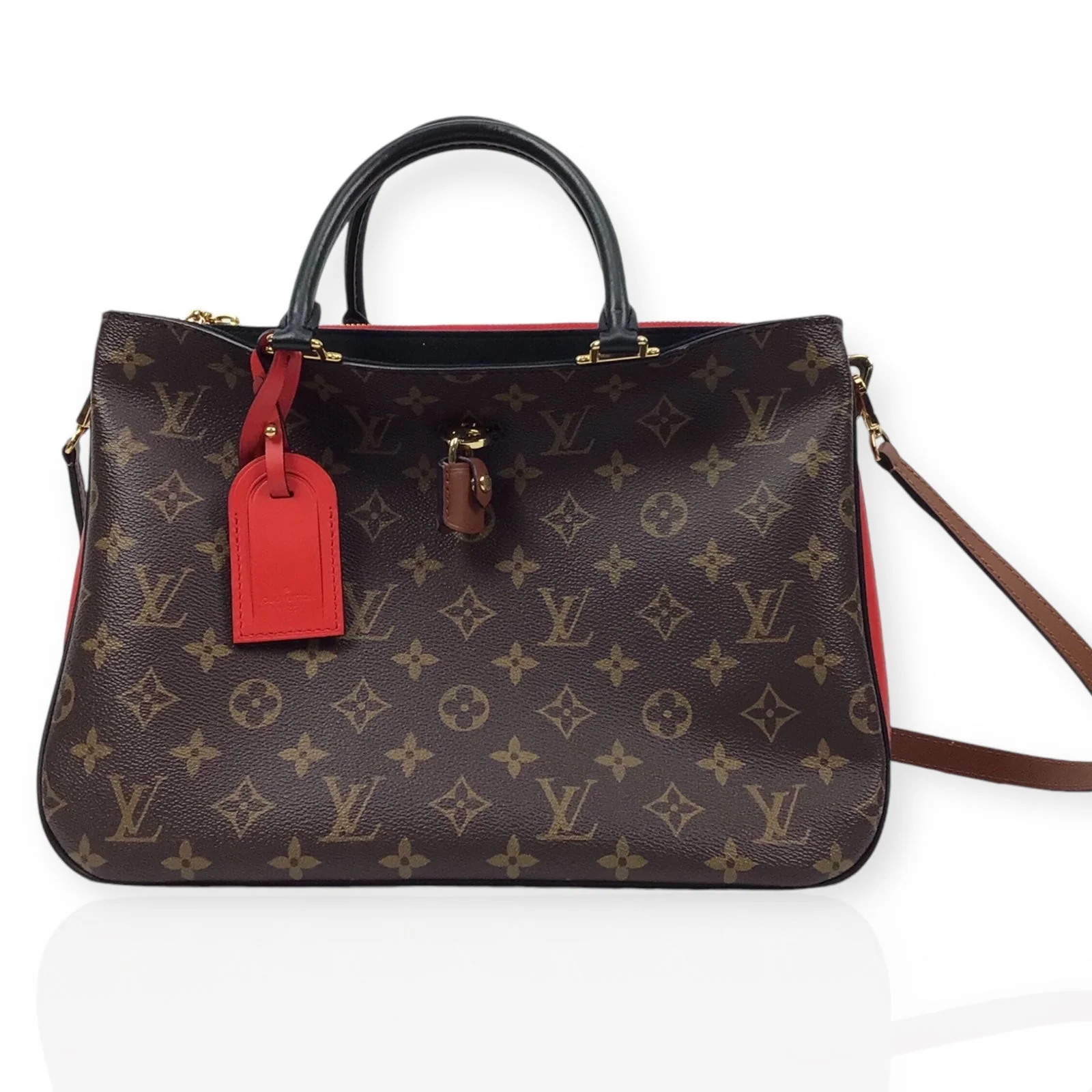 Louis Vuitton Millefeuille Tote - Monogram Canvas, 4 Compartments, Lock & Keys - Image 3