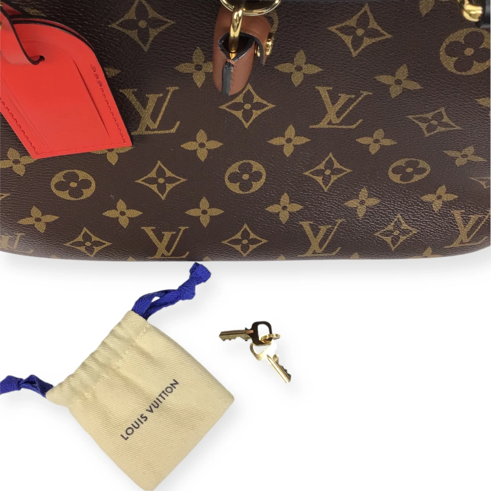 Louis Vuitton Millefeuille Tote - Monogram Canvas, 4 Compartments, Lock & Keys - Image 4