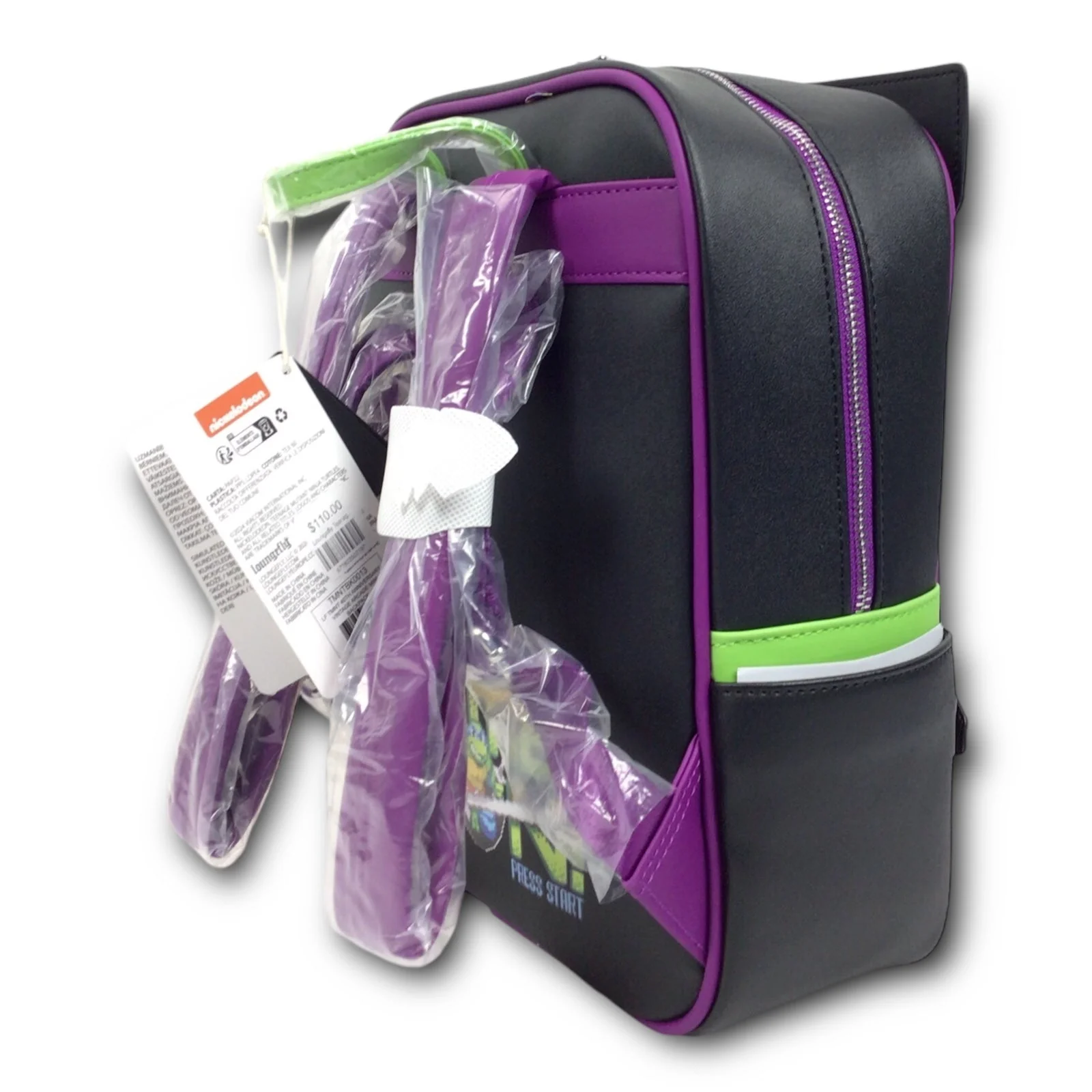 Loungefly TMNT 40th Anniversary Vintage Arcade Mini Backpack - Limited Edition - Image 3