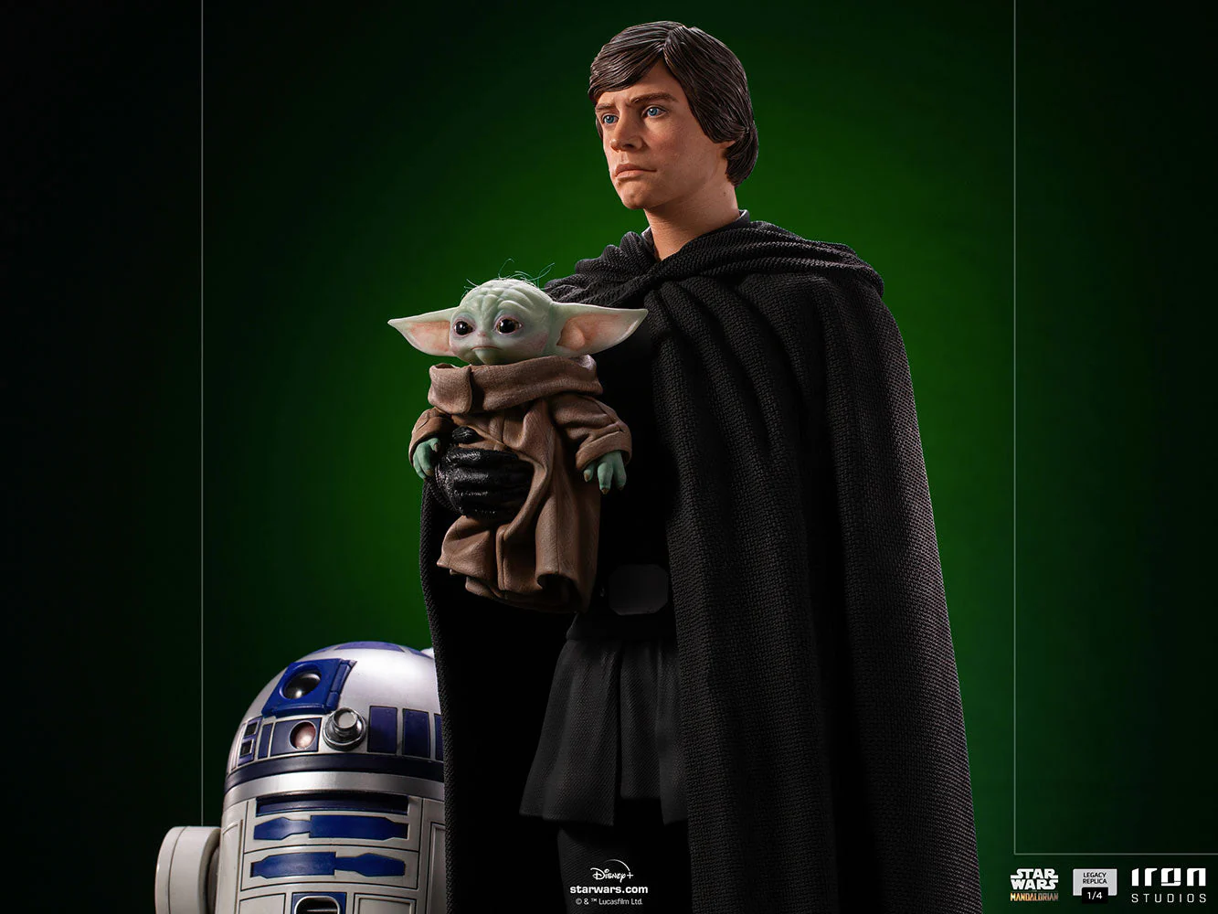 Luke Skywalker, R2-D2 and Grogu 1:4 Legacy Replica LED - Image 4