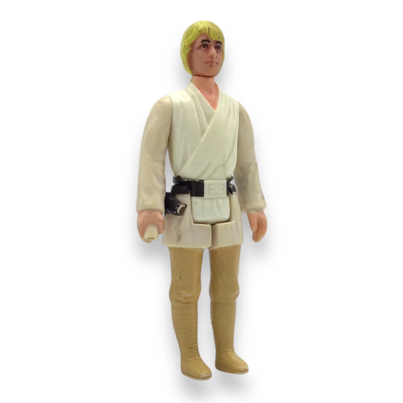 Luke Skywalker Star Wars Kenner Figure Yellow Hair 1977 HK COO Loose - Image 3