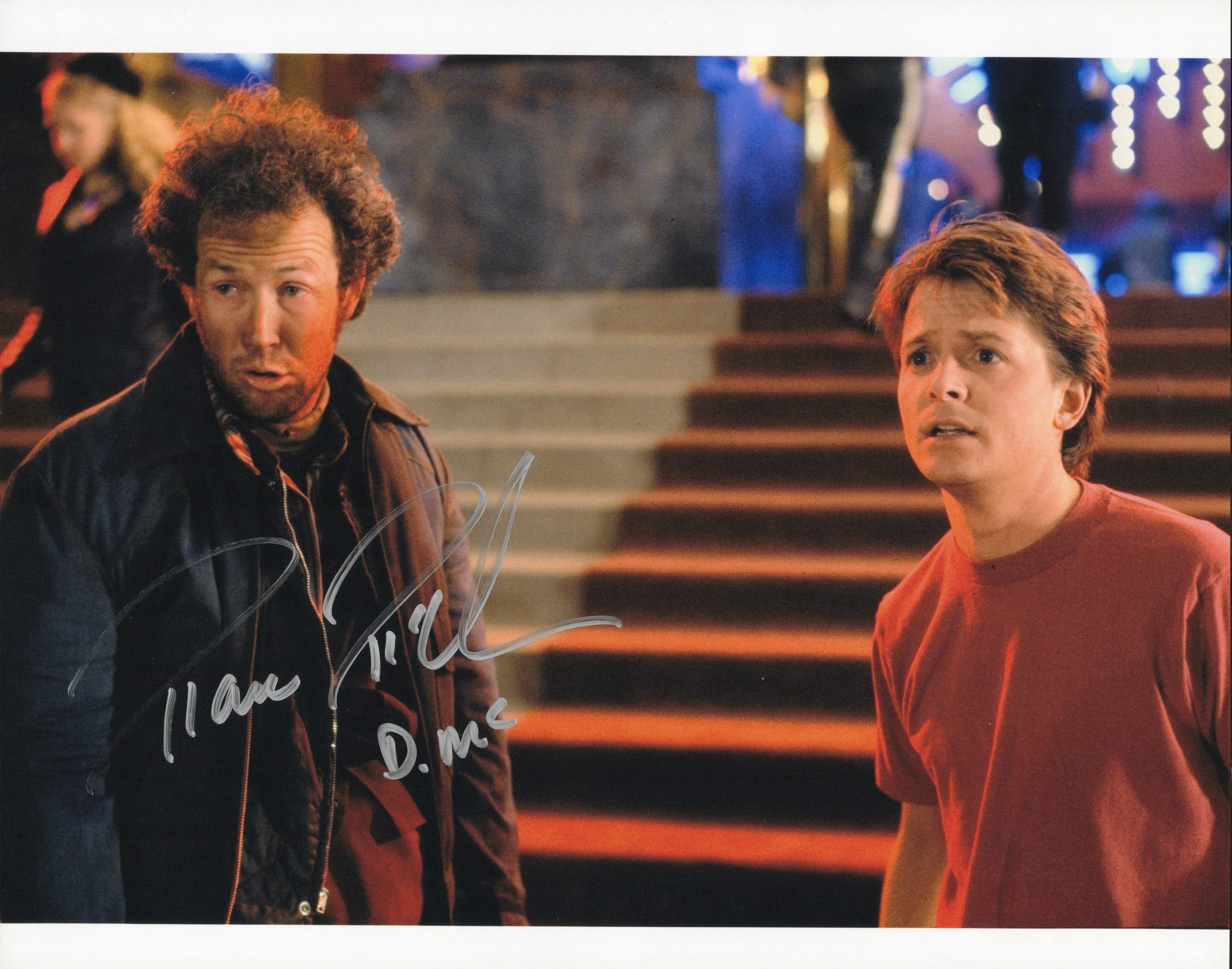 Marc McClure Signed Photo 8x10 as Dave McFly in Back to the Future II