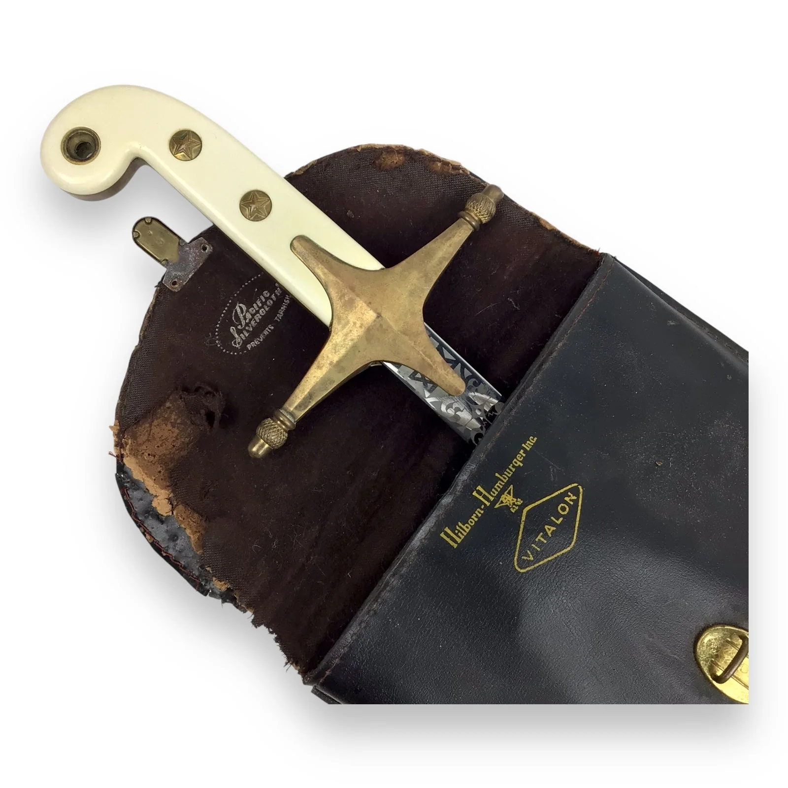 Marine Officer Mameluke Sword & Scabbard Named to Lyonel Kent Roepke 1936–1979 - Image 20