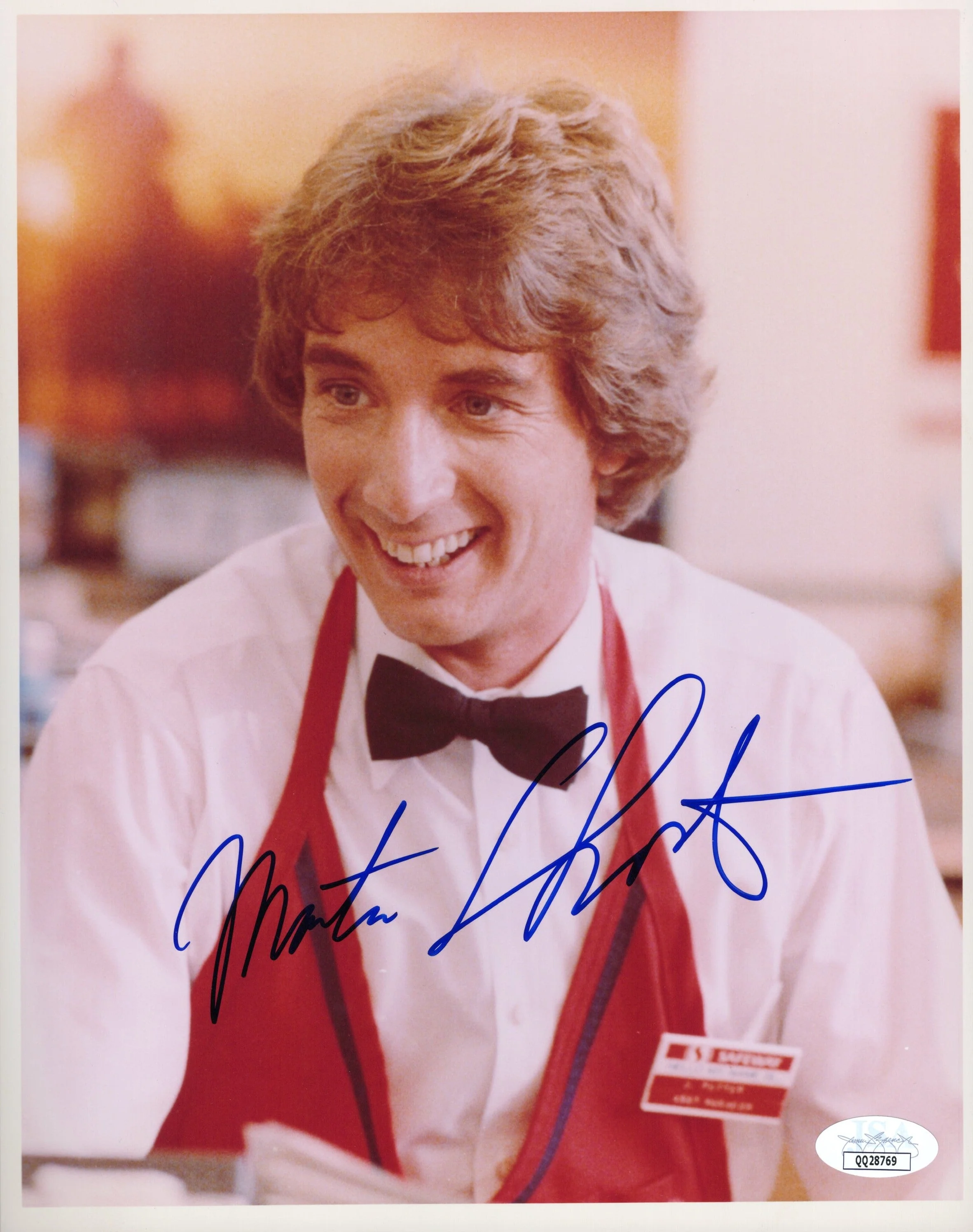 Martin Short Signed Photo 8x10 Innerspace Publicity Still PSA JSA Letter Verified