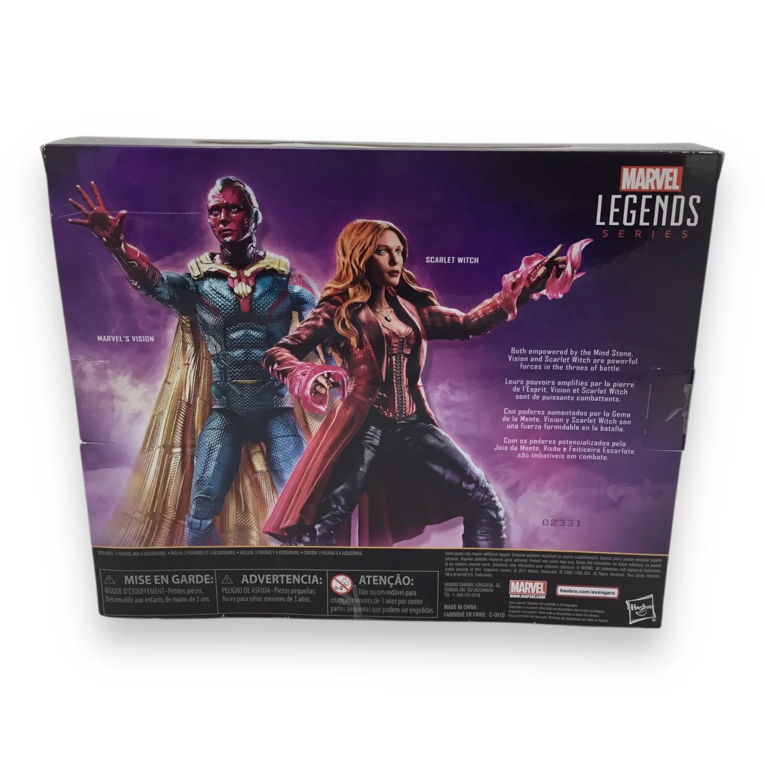 Marvel Avengers Infinity War Scarlet Witch & Vision Action Figure Set - Image 2