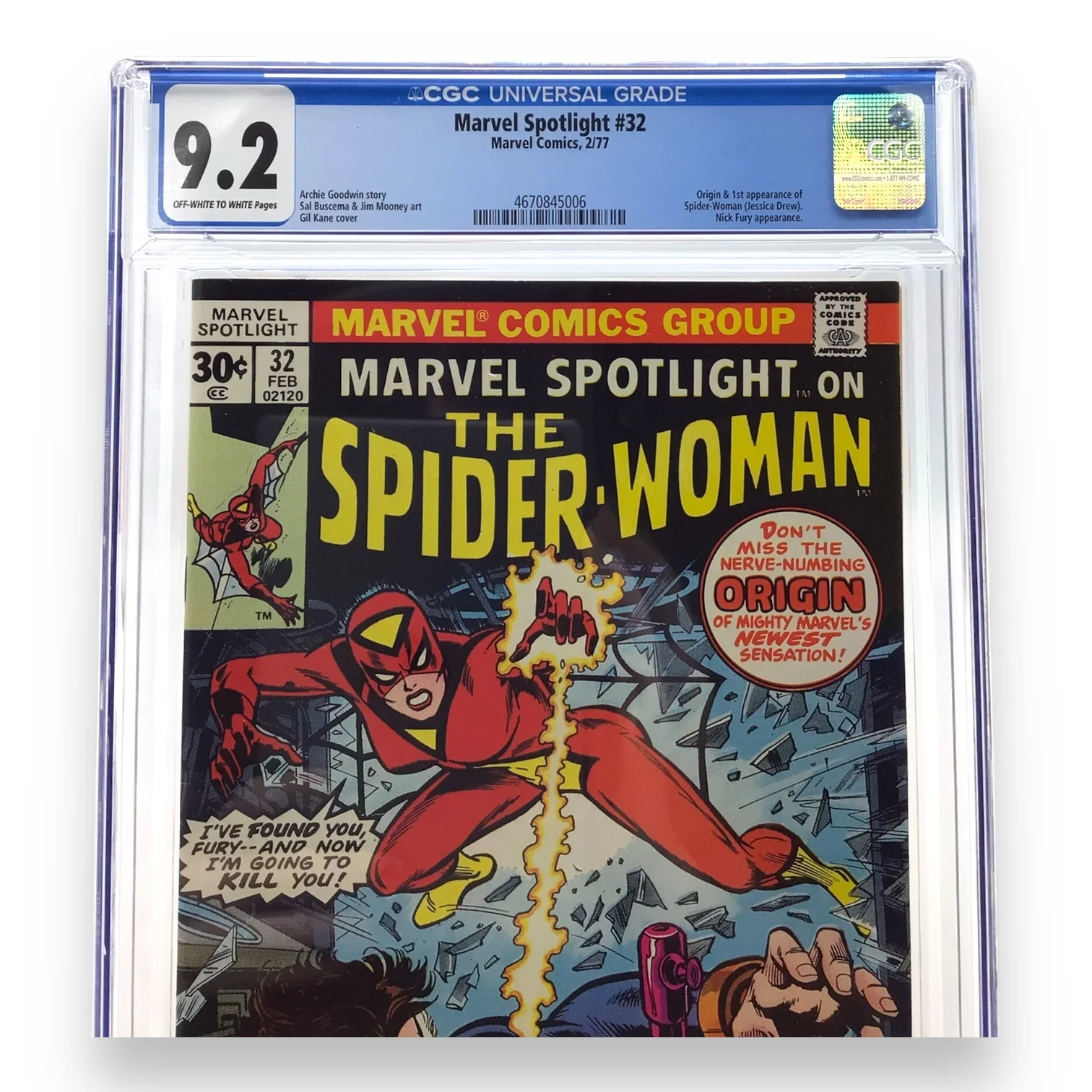 Marvel Spotlight on The Spider-Woman, First Appearance - CGC Graded 9.2 - Image 3
