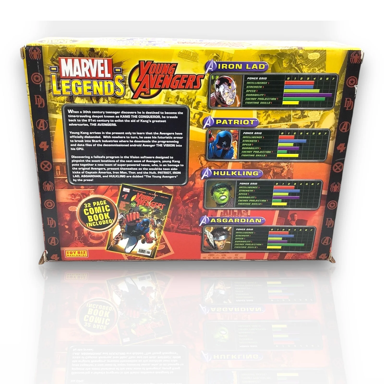 Marvel Legends YOUNG AVENGERS Box Set 4 Action Figures Toy Biz Exclusive 2006 Au - Image 2