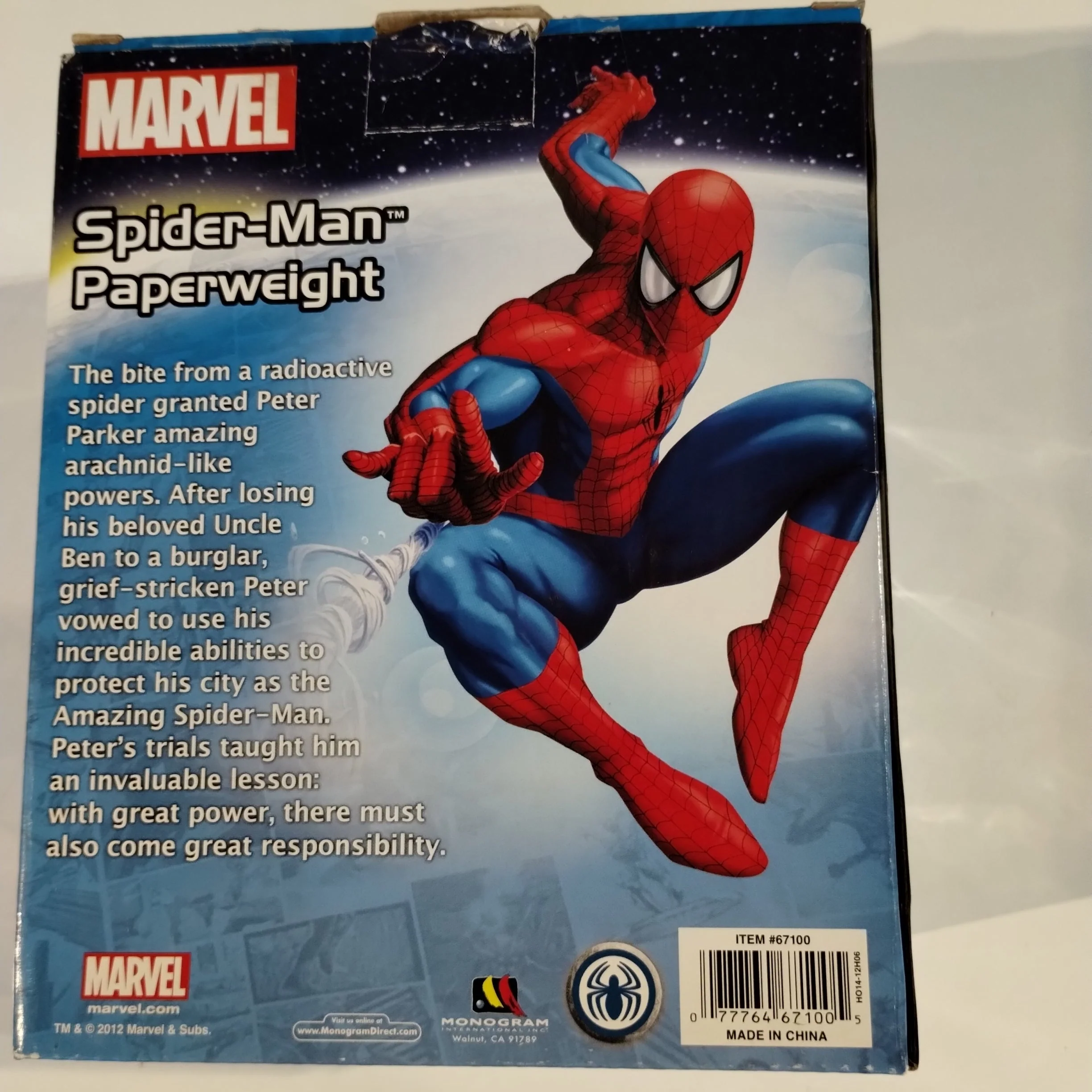 Marvel Spider-Man Paperweight 2012 - Image 3