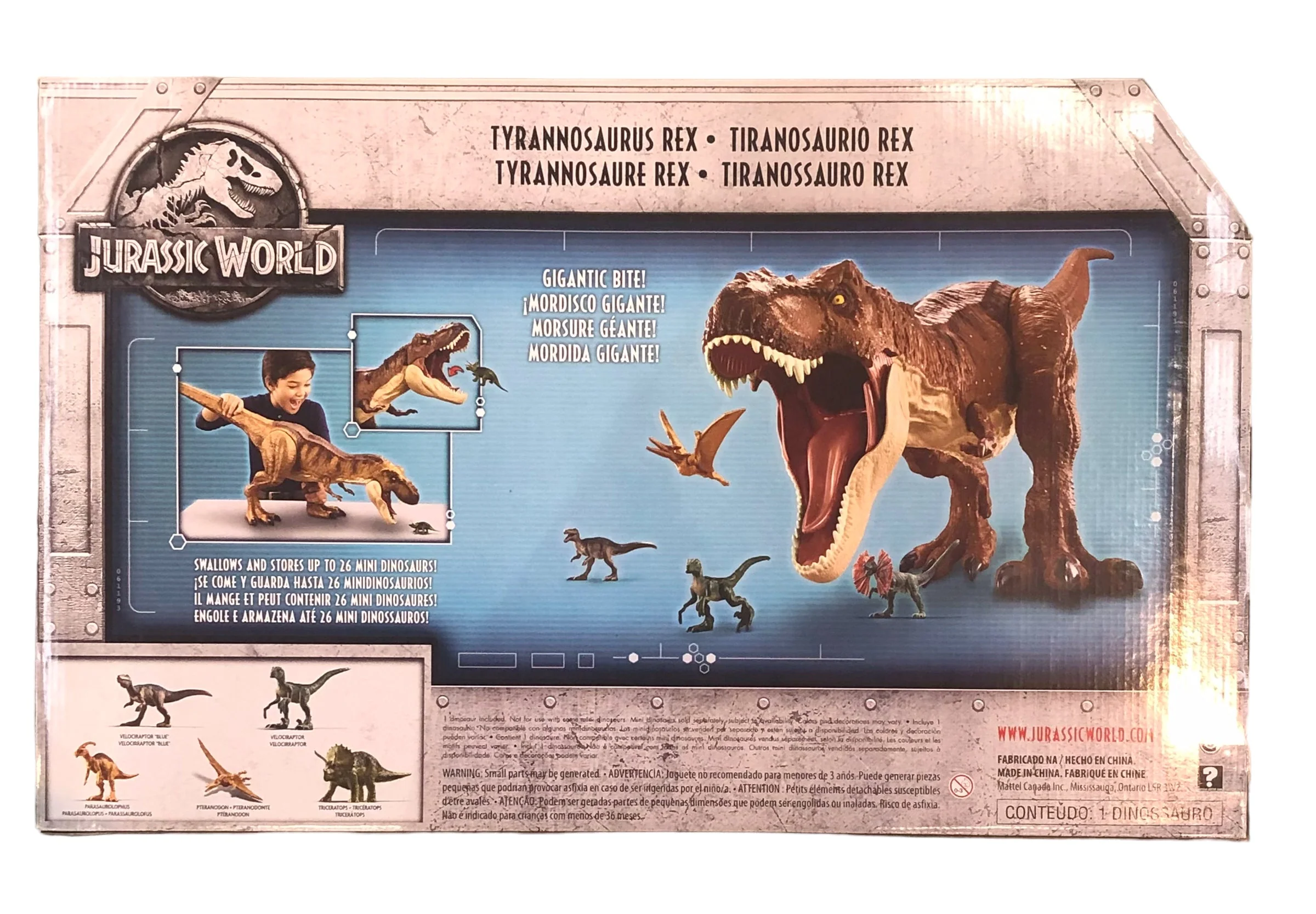 Mattel Jurassic World Super Colossal Tyrannosaurus Rex Figure 2017 New In Box - Image 2