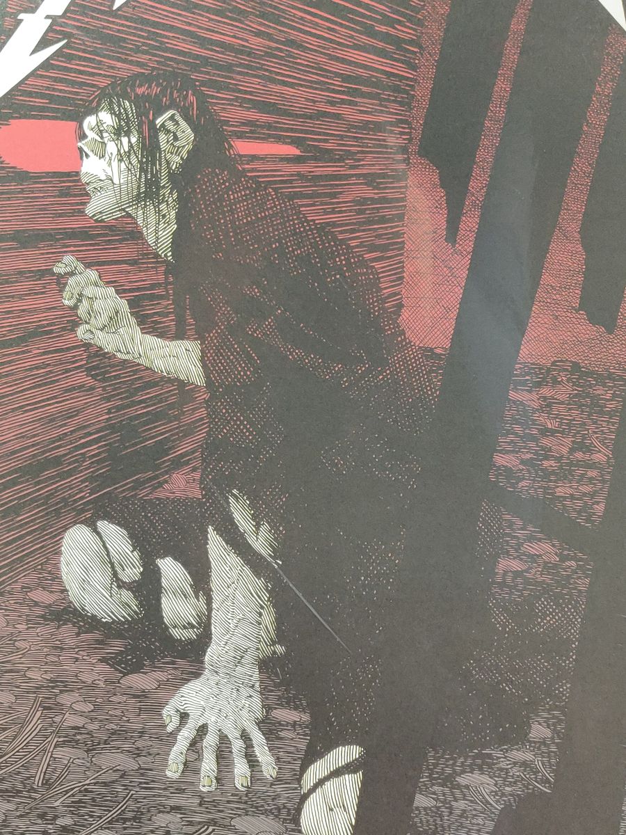 Metallica Concert Poster Silkscreen Print 18x24" 11282018 Boise Wrightson - Image 3