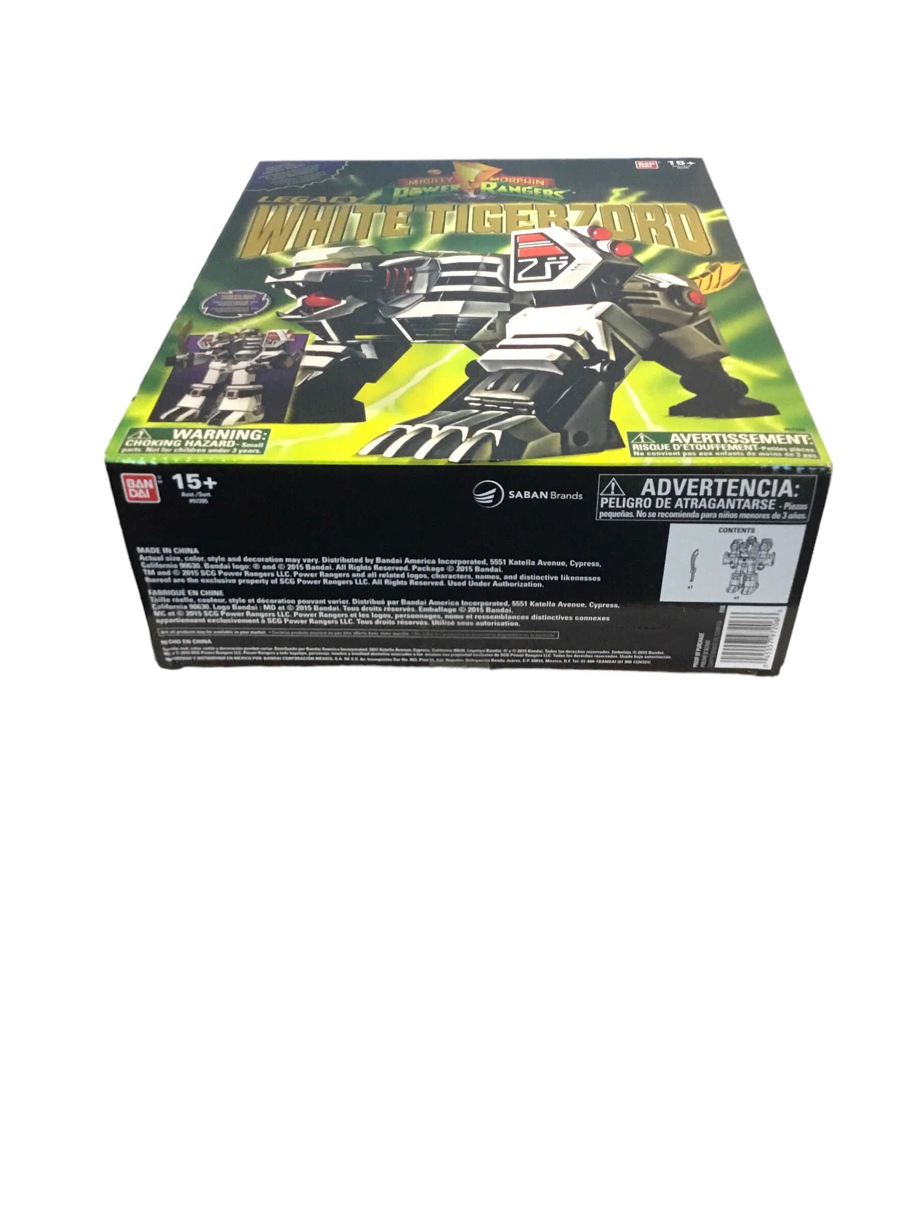 Mighty Morphin Power Rangers Legacy WHITE TIGERZORD Megazord Toys R Us Exclusive new in box - Image 5
