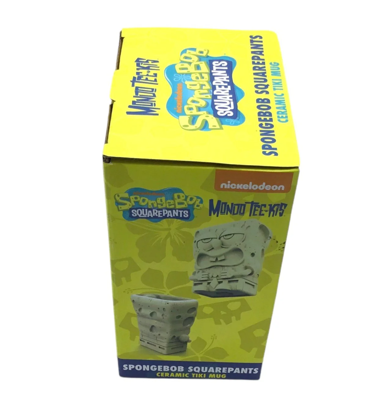 Mondo Nickelodeon Exclusive Spongebob Square pants Tiki Mug Driftwood Glaze - Image 2