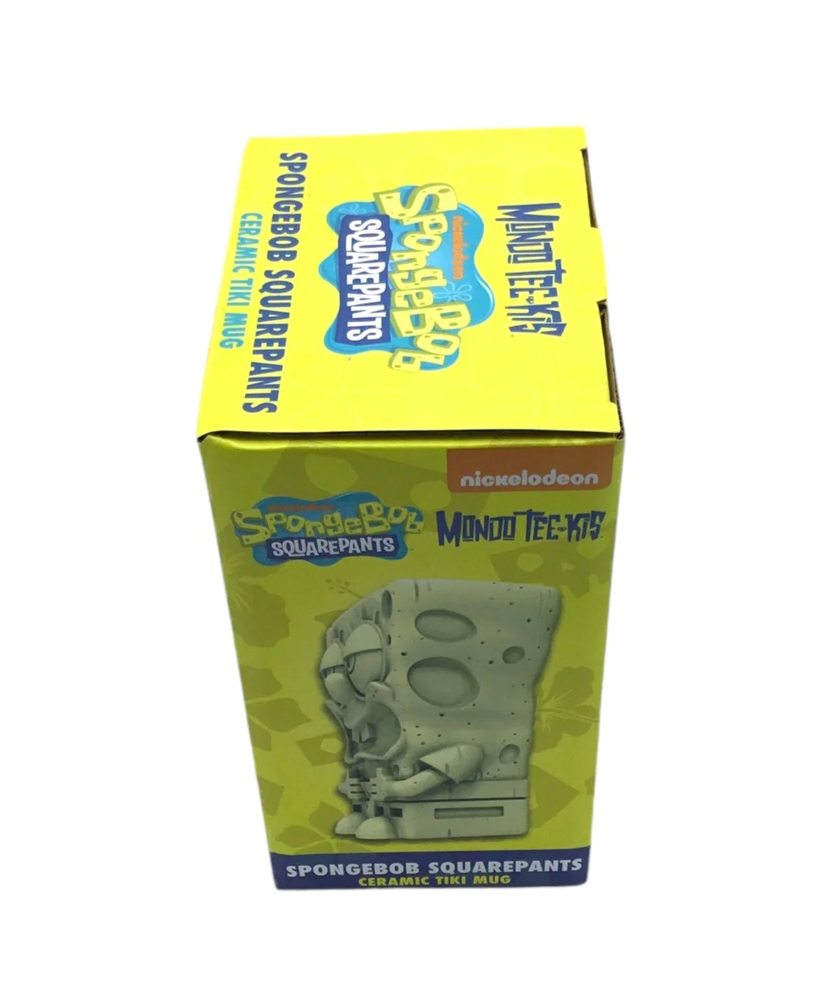 Mondo Nickelodeon Exclusive Spongebob Square pants Tiki Mug Driftwood Glaze - Image 4